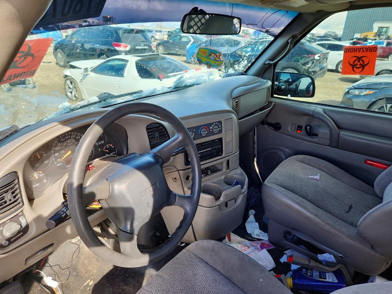 2005 Gmc Safari Xt White vin: 1GTDL19X95B508784
