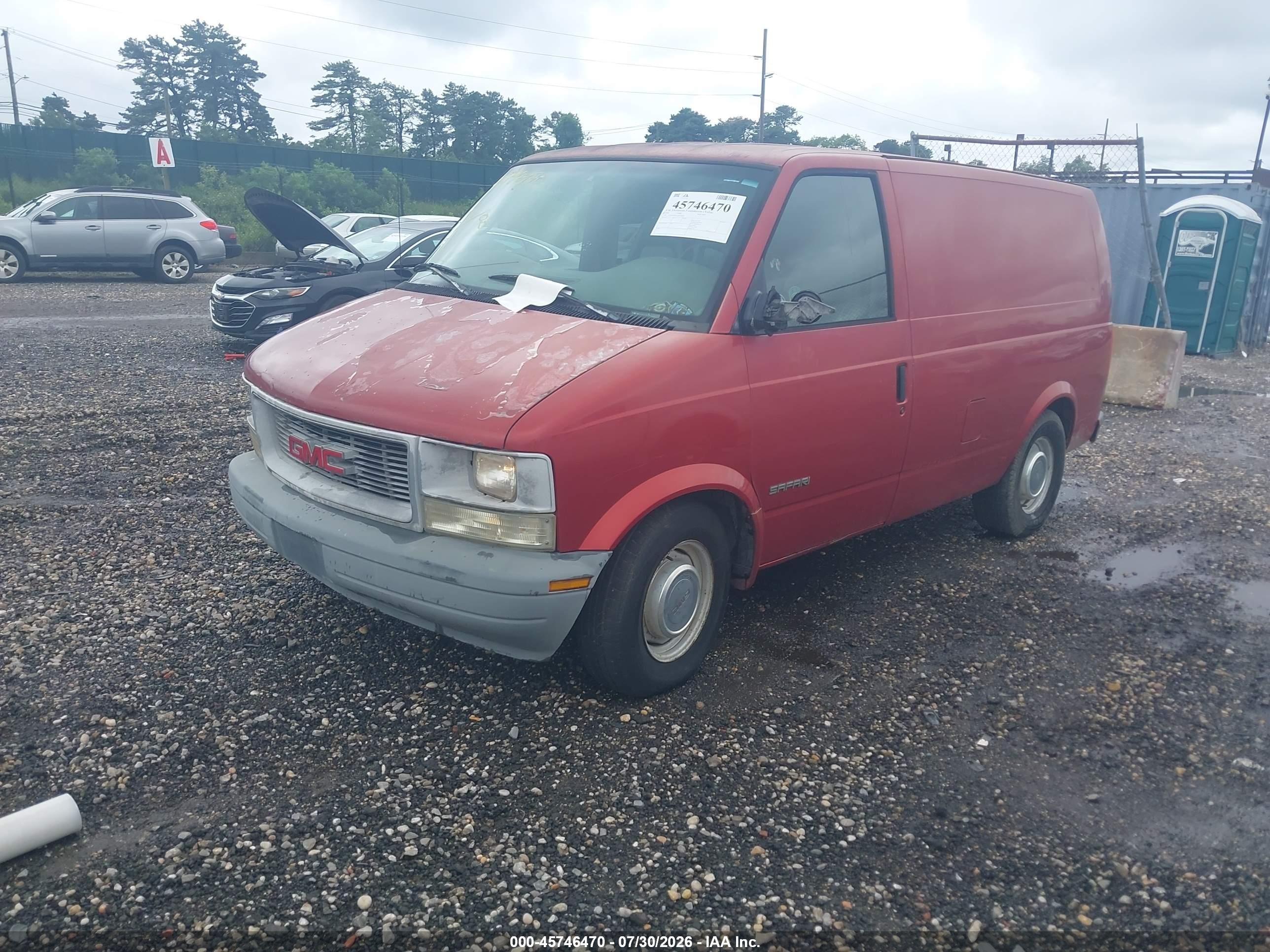 1999 Gmc Safari Standard Red vin: 1GTDM19W5XB518509