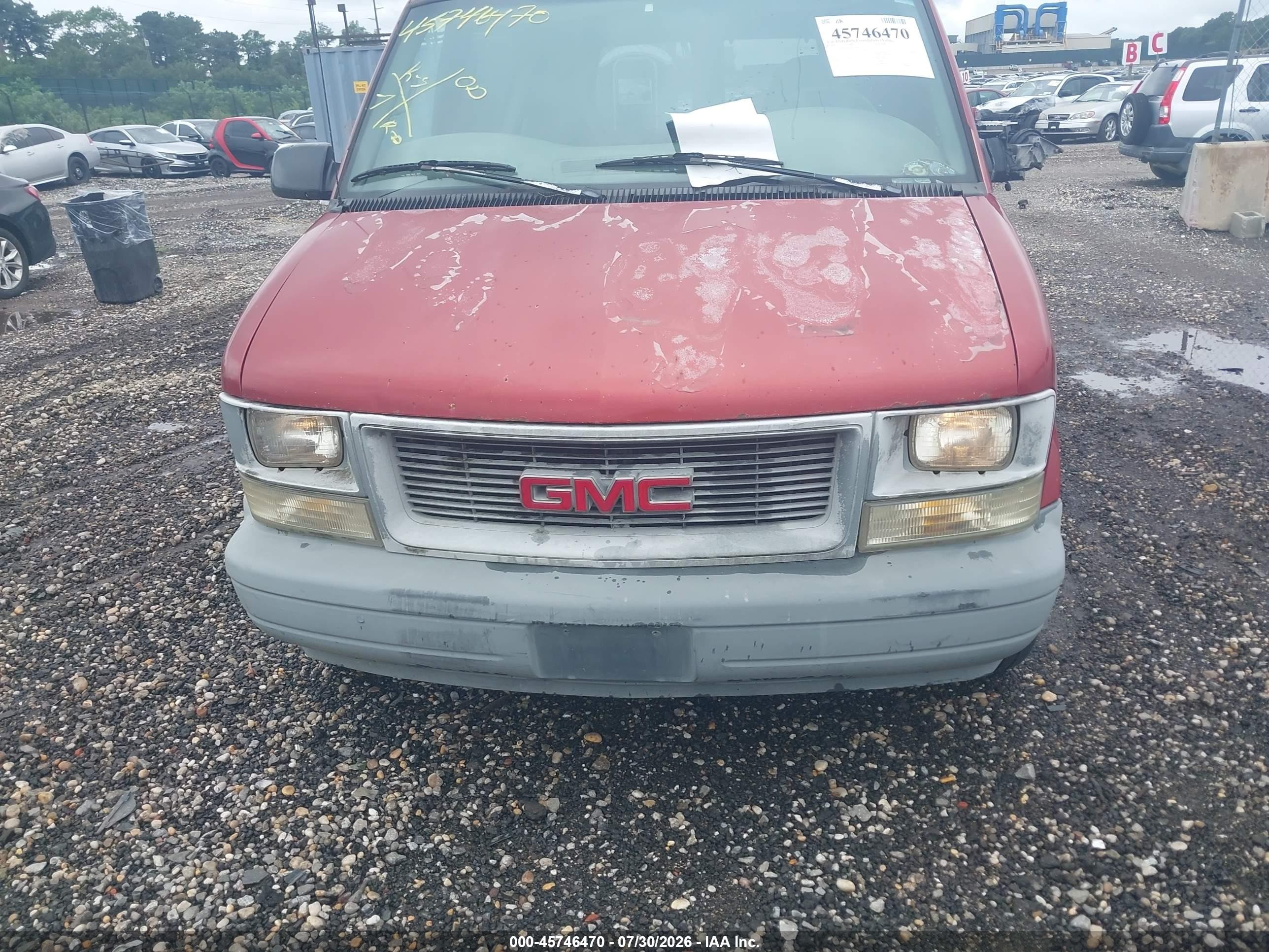 1999 Gmc Safari Standard Red vin: 1GTDM19W5XB518509