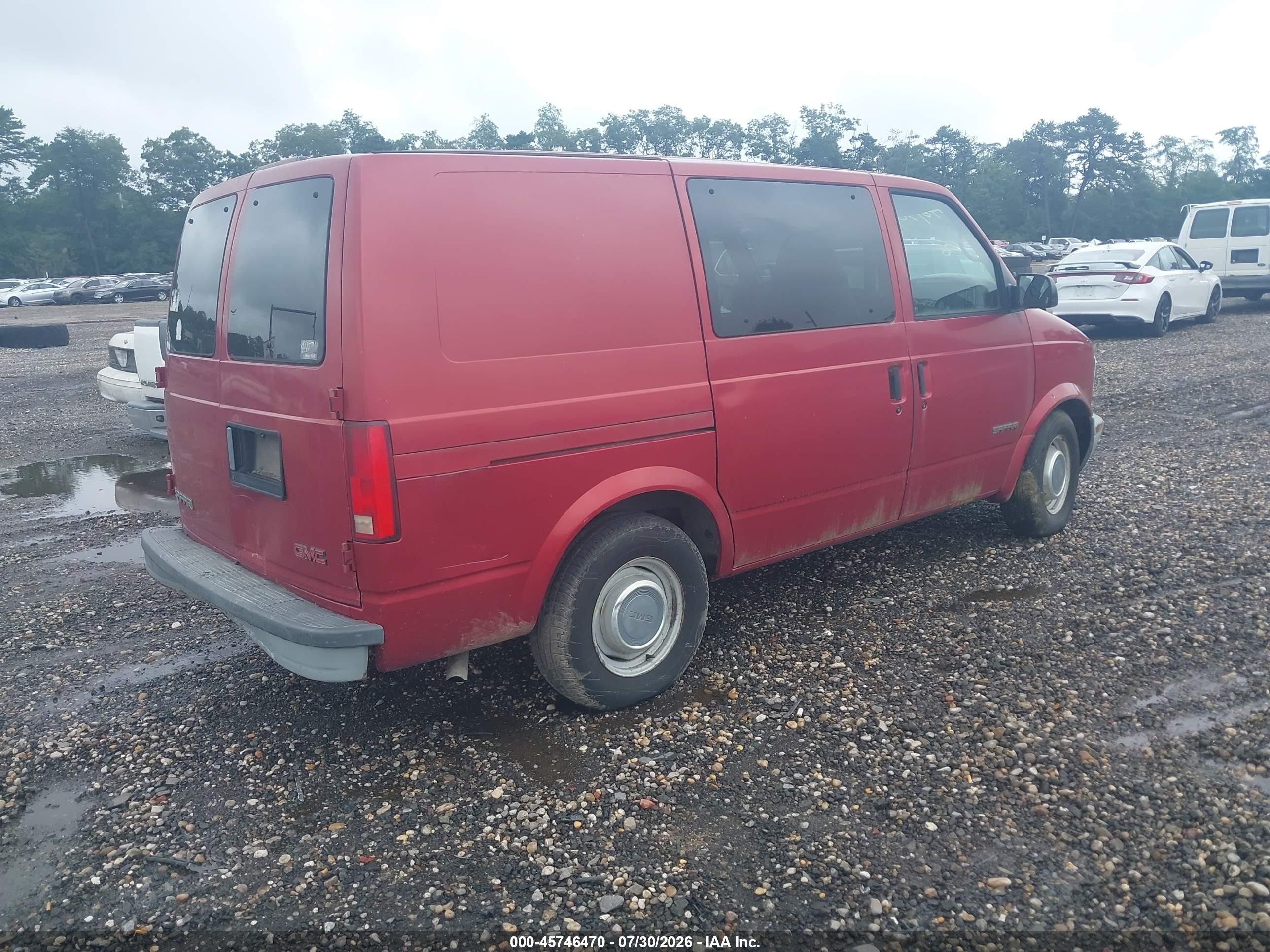 1999 Gmc Safari Standard Red vin: 1GTDM19W5XB518509