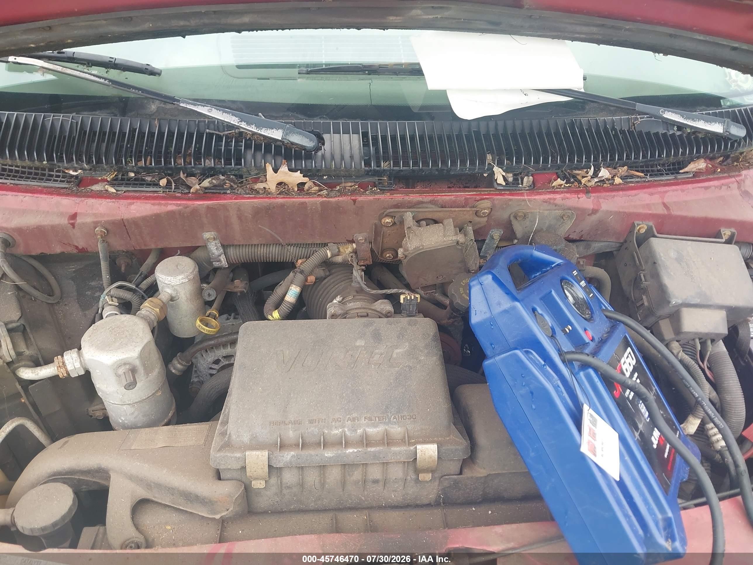 1999 Gmc Safari Standard Red vin: 1GTDM19W5XB518509