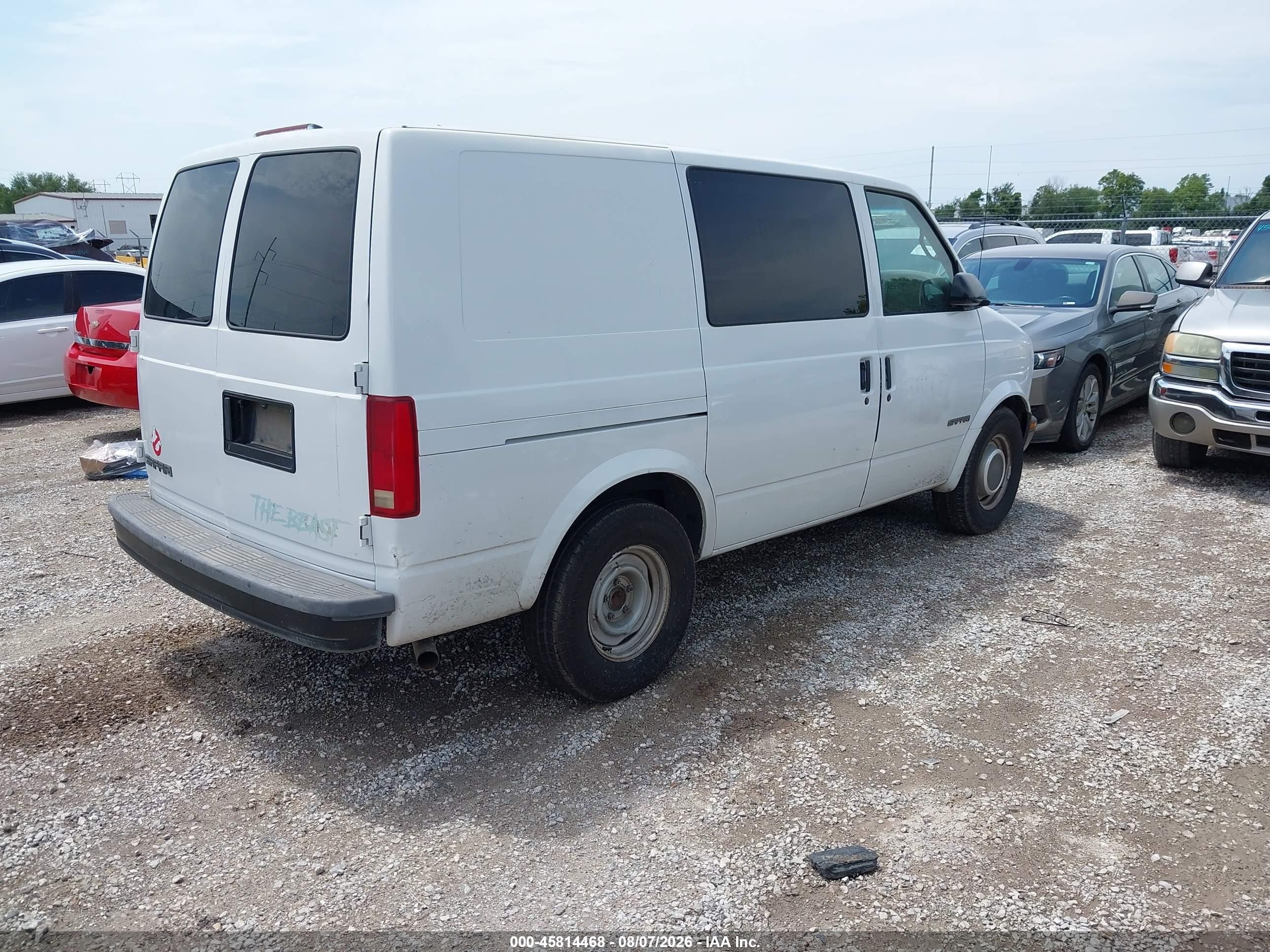 1998 Gmc Safari Standard White vin: 1GTDM19W8WB527588