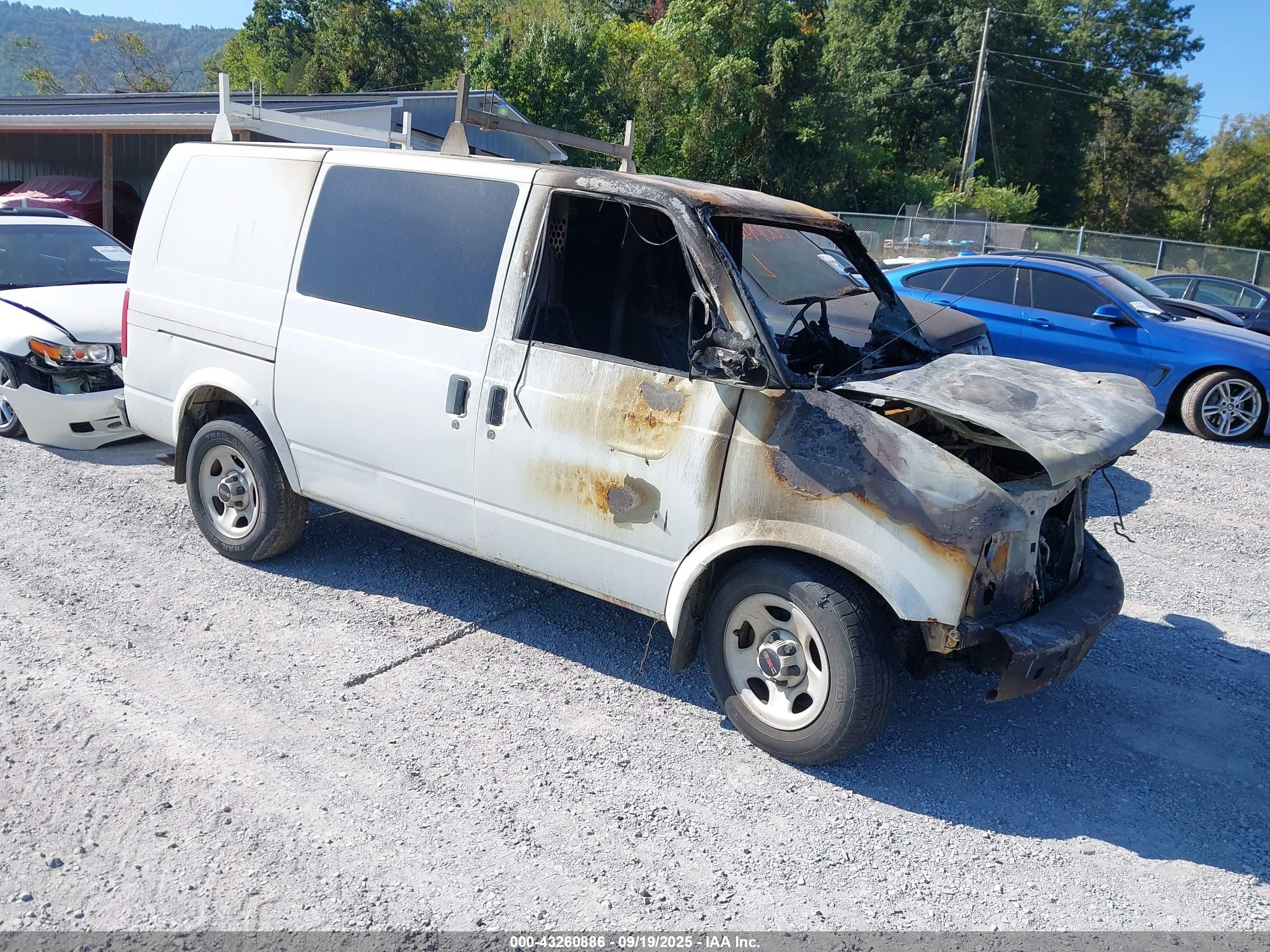 2005 Gmc Safari Standard White vin: 1GTDM19X35B500452