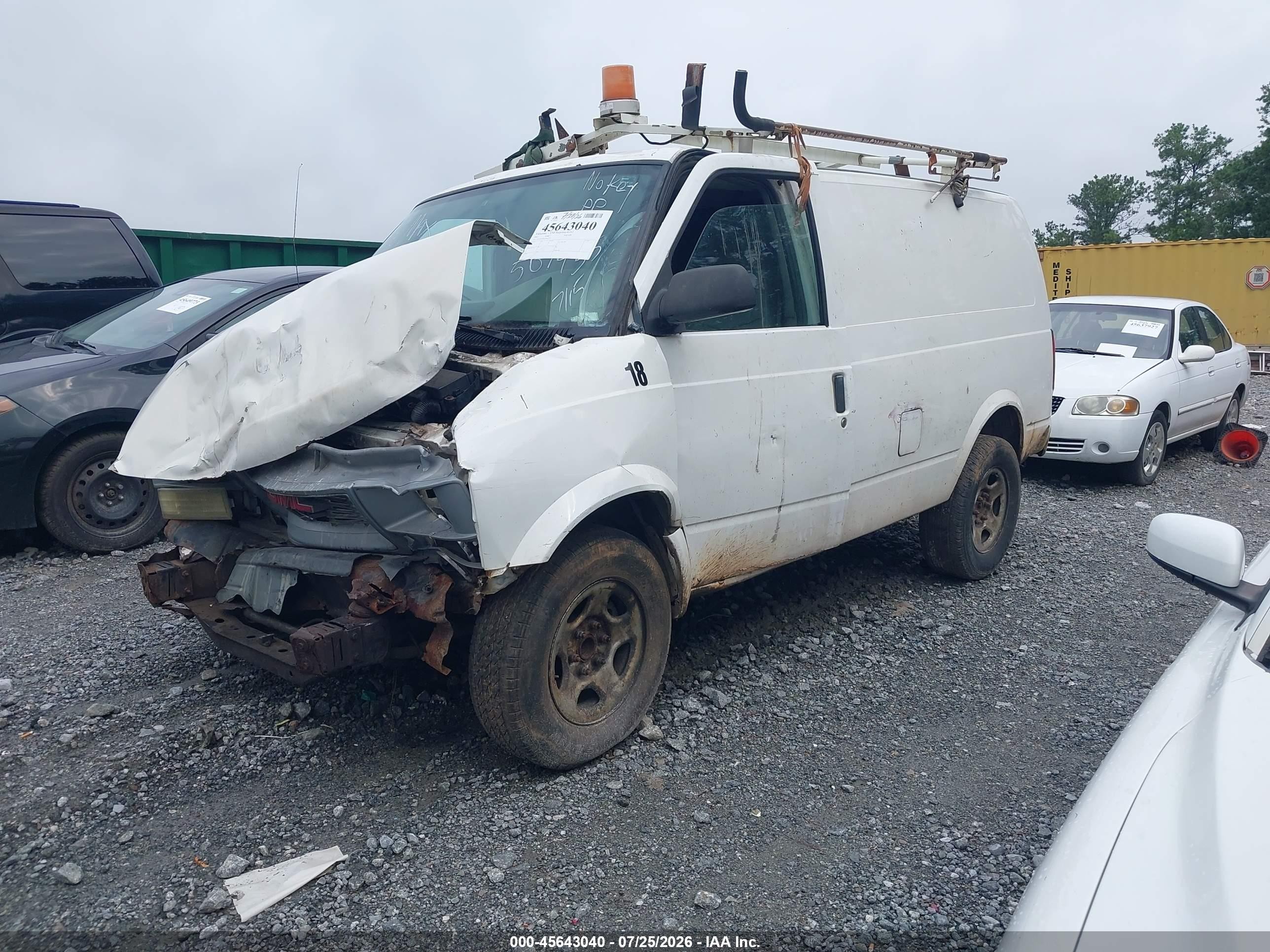 2005 Gmc Safari Standard White vin: 1GTDM19X55B507435