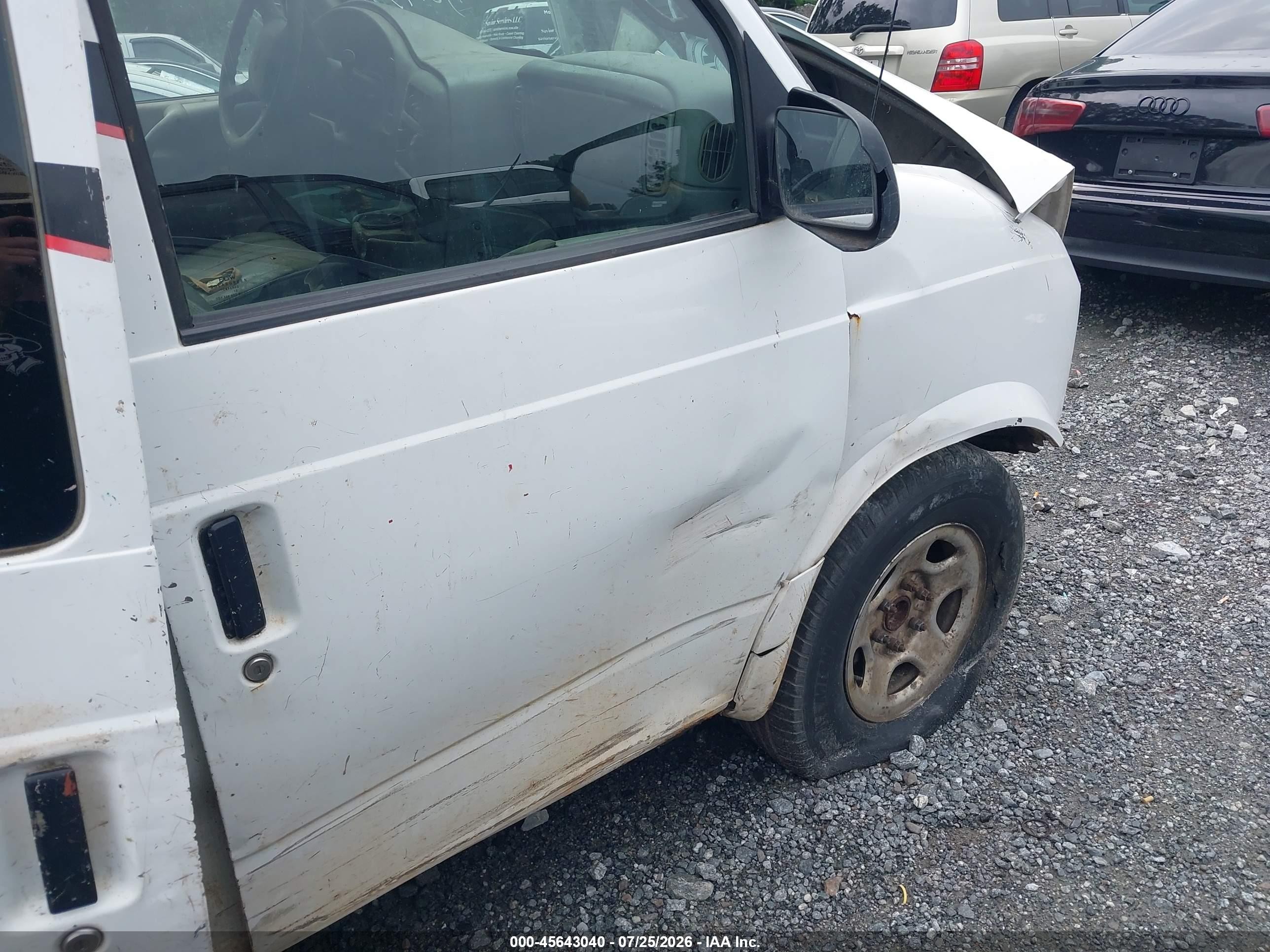 2005 Gmc Safari Standard White vin: 1GTDM19X55B507435