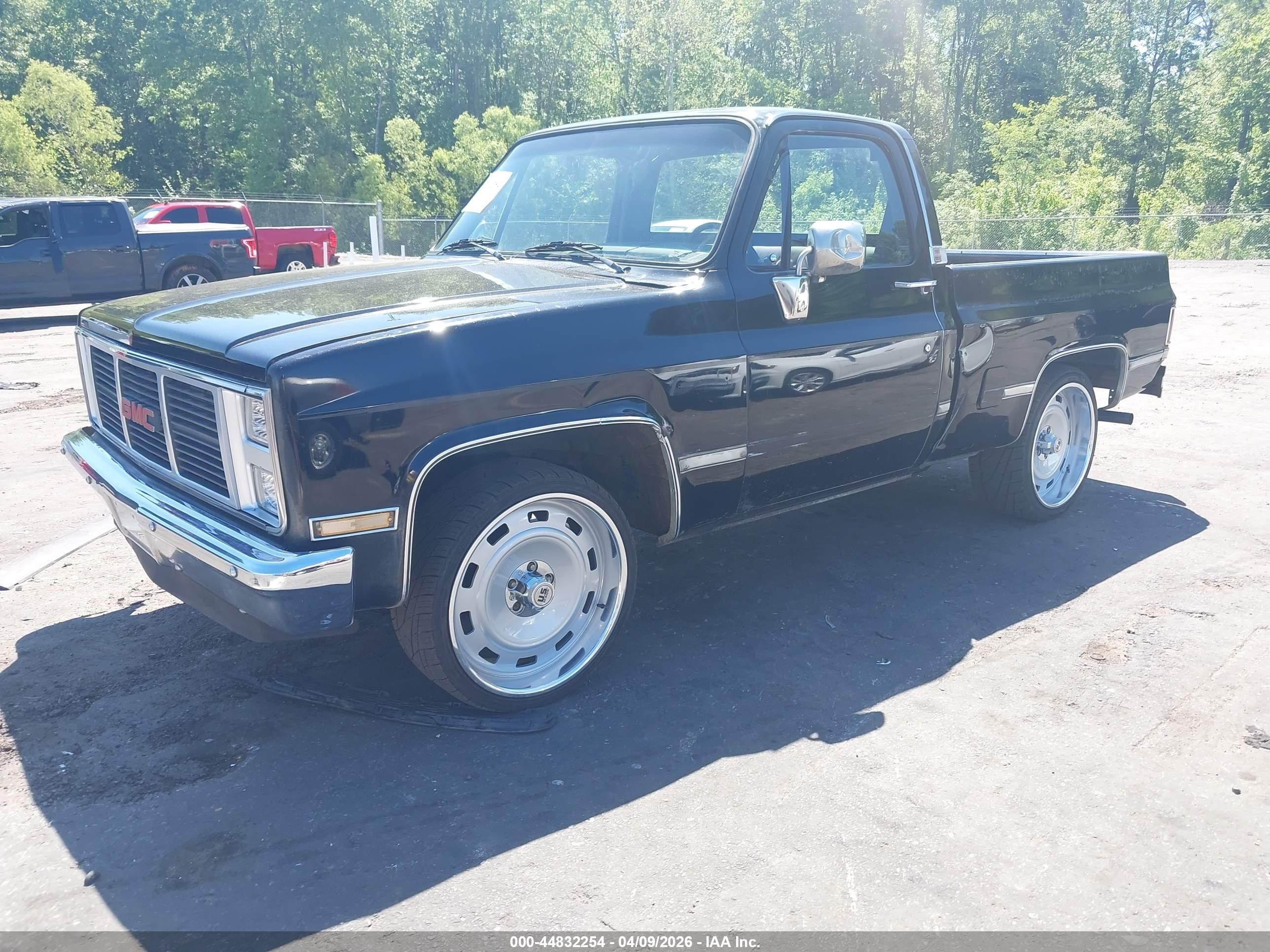 1987 Gmc R15 Conventional R1500 Black vin: 1GTDR14K8HS531309