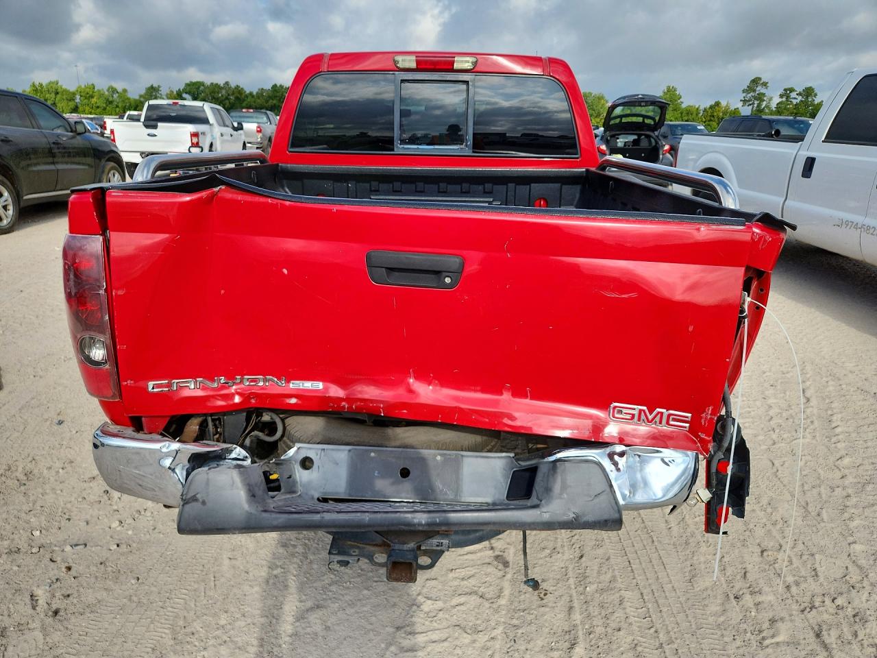 2005 Gmc Canyon Red vin: 1GTDS136258103463