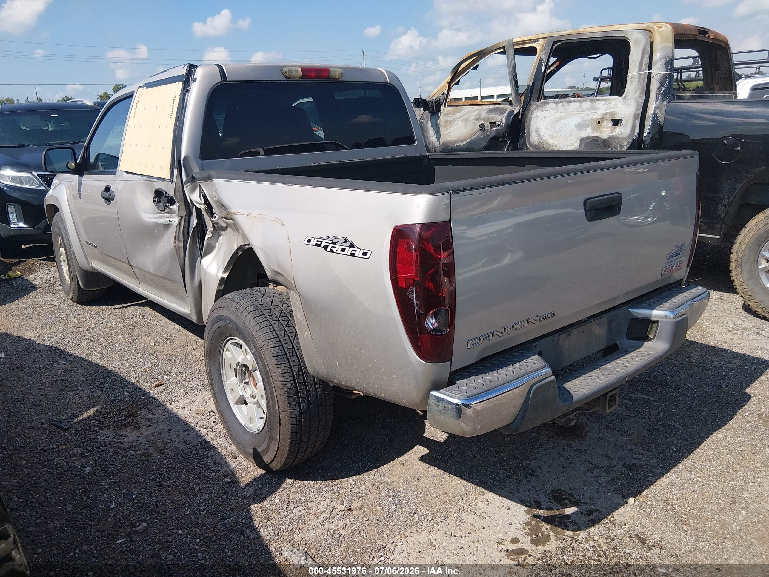 2005 Gmc Canyon Sle Silver vin: 1GTDS136458154981
