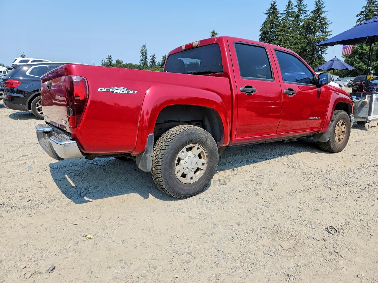 2004 Gmc Canyon Red vin: 1GTDS136948145191