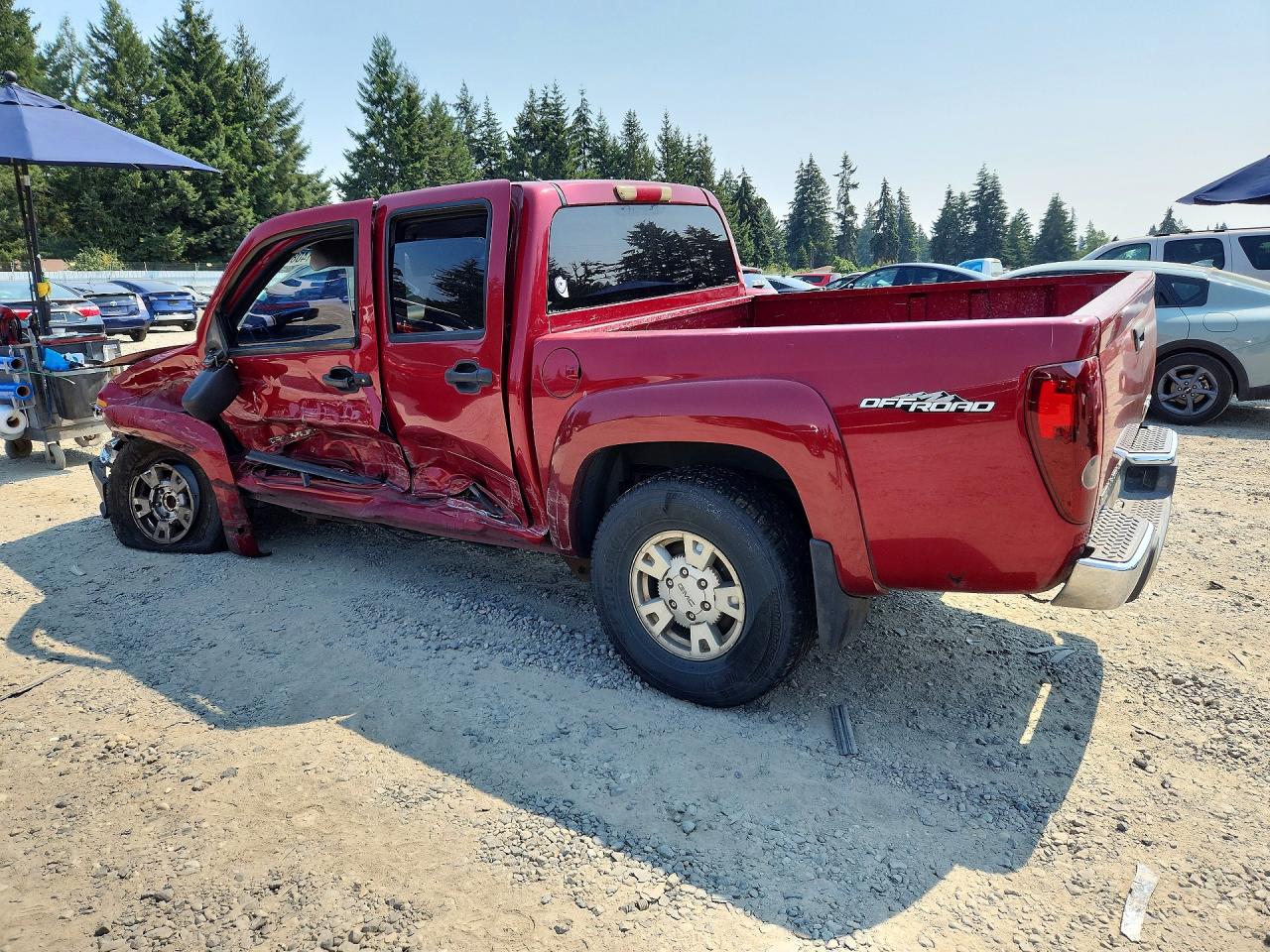 2004 Gmc Canyon Red vin: 1GTDS136948145191