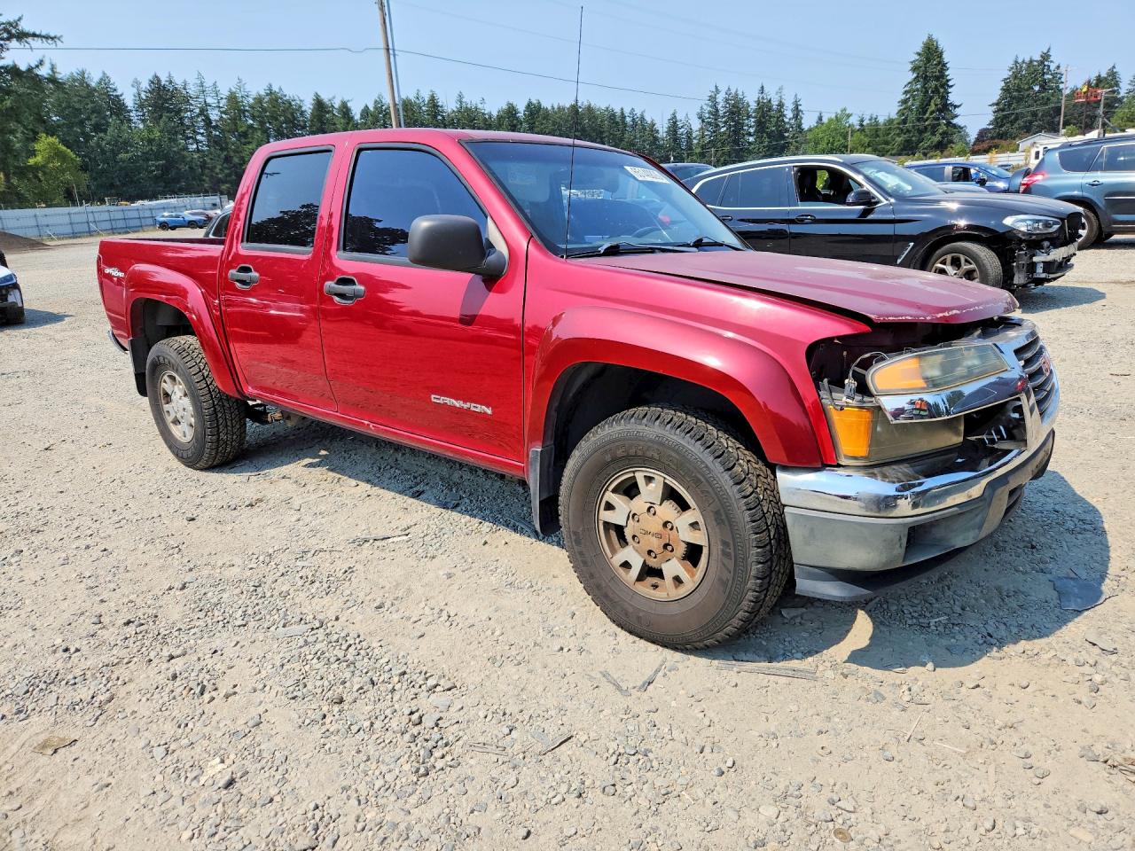 2004 Gmc Canyon Red vin: 1GTDS136948145191