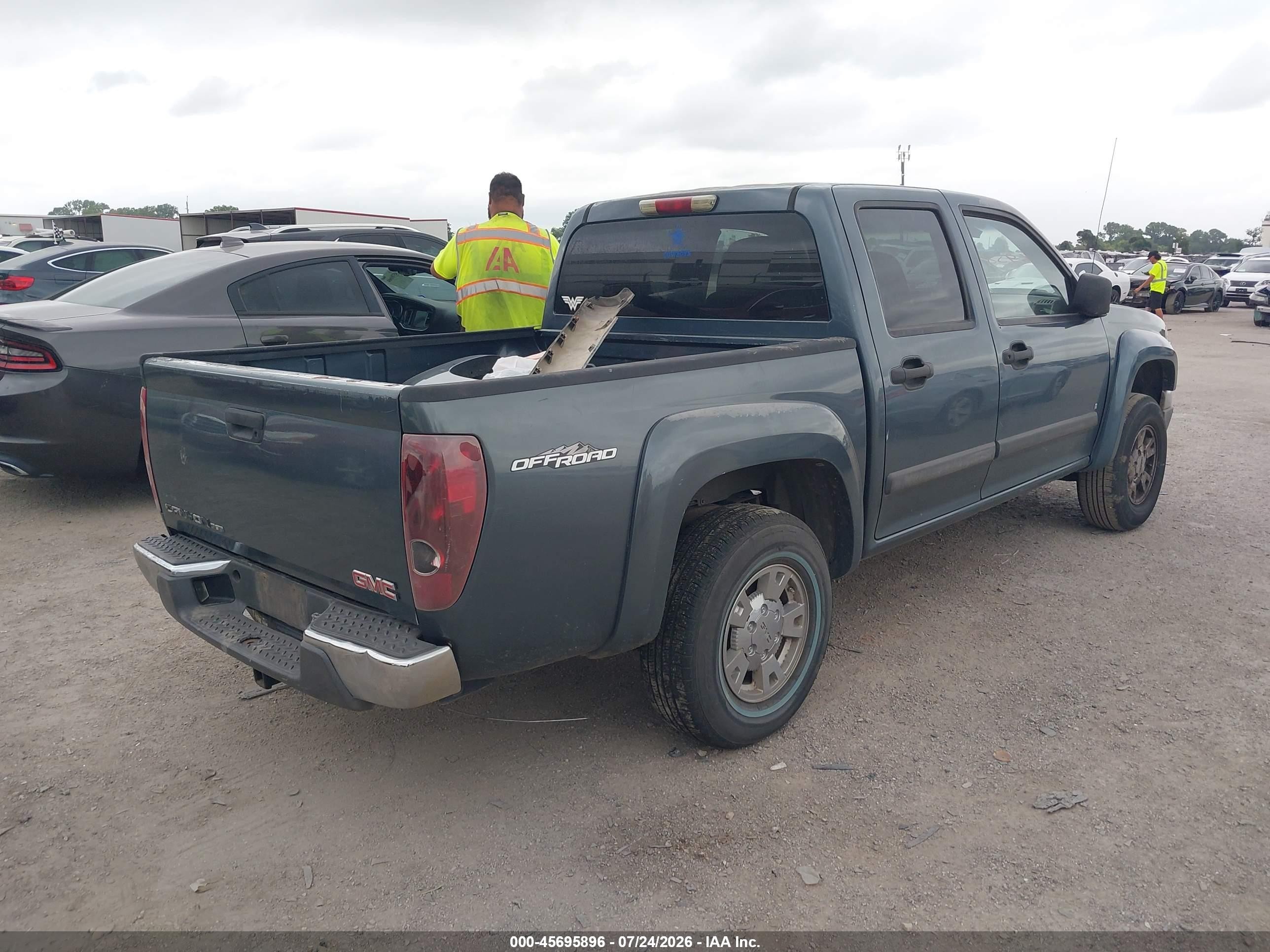 2007 Gmc Canyon Sle1 Green vin: 1GTDS13E978122716