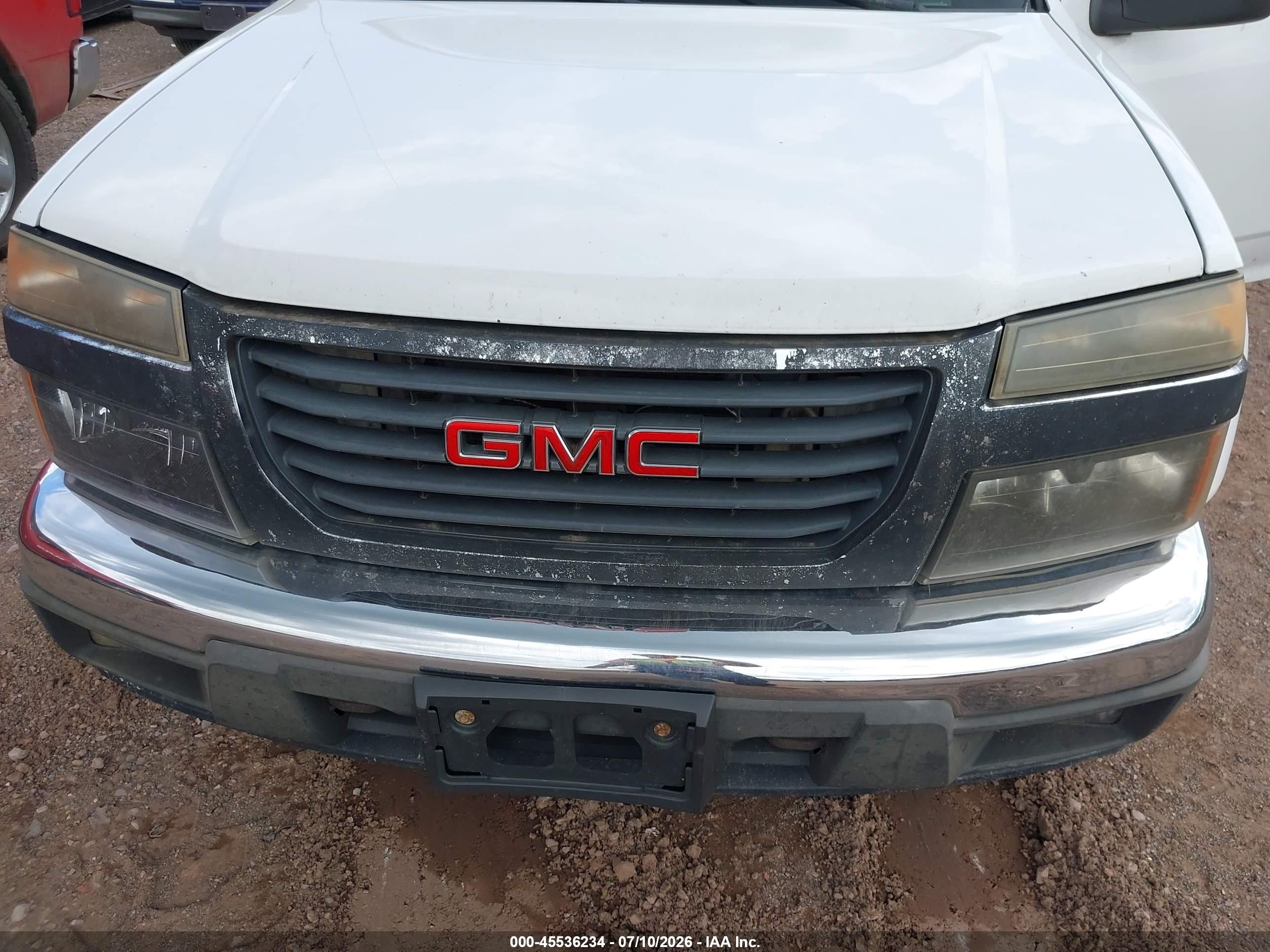 2005 Gmc Canyon Sl White vin: 1GTDS196658172485