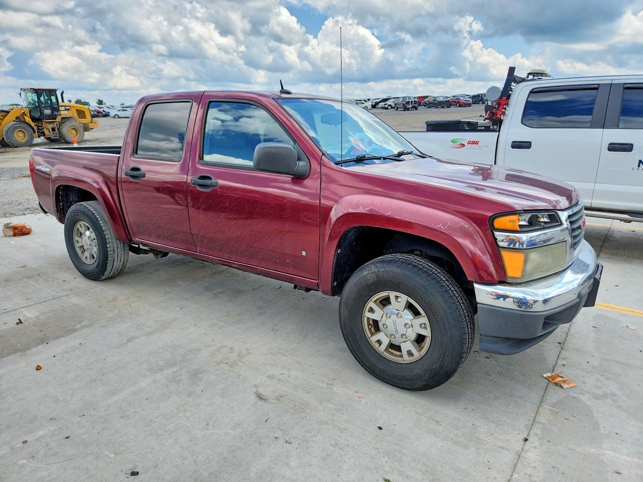 2008 Gmc Canyon Sle Burgundy vin: 1GTDS43E488229417