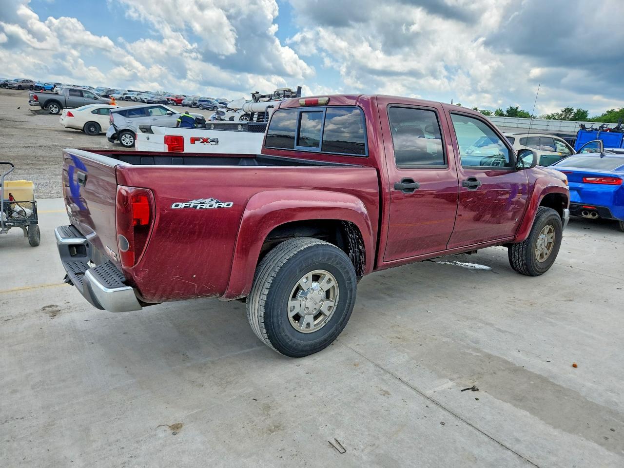2008 Gmc Canyon Sle Burgundy vin: 1GTDS43E488229417