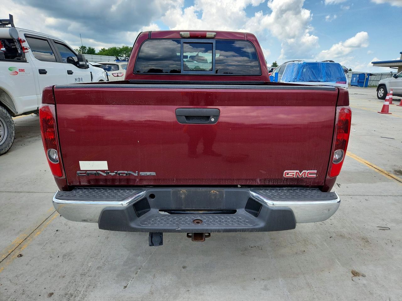2008 Gmc Canyon Sle Burgundy vin: 1GTDS43E488229417