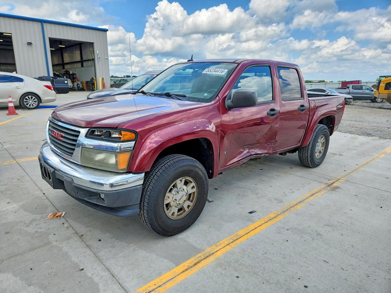 2008 Gmc Canyon Sle Burgundy vin: 1GTDS43E488229417