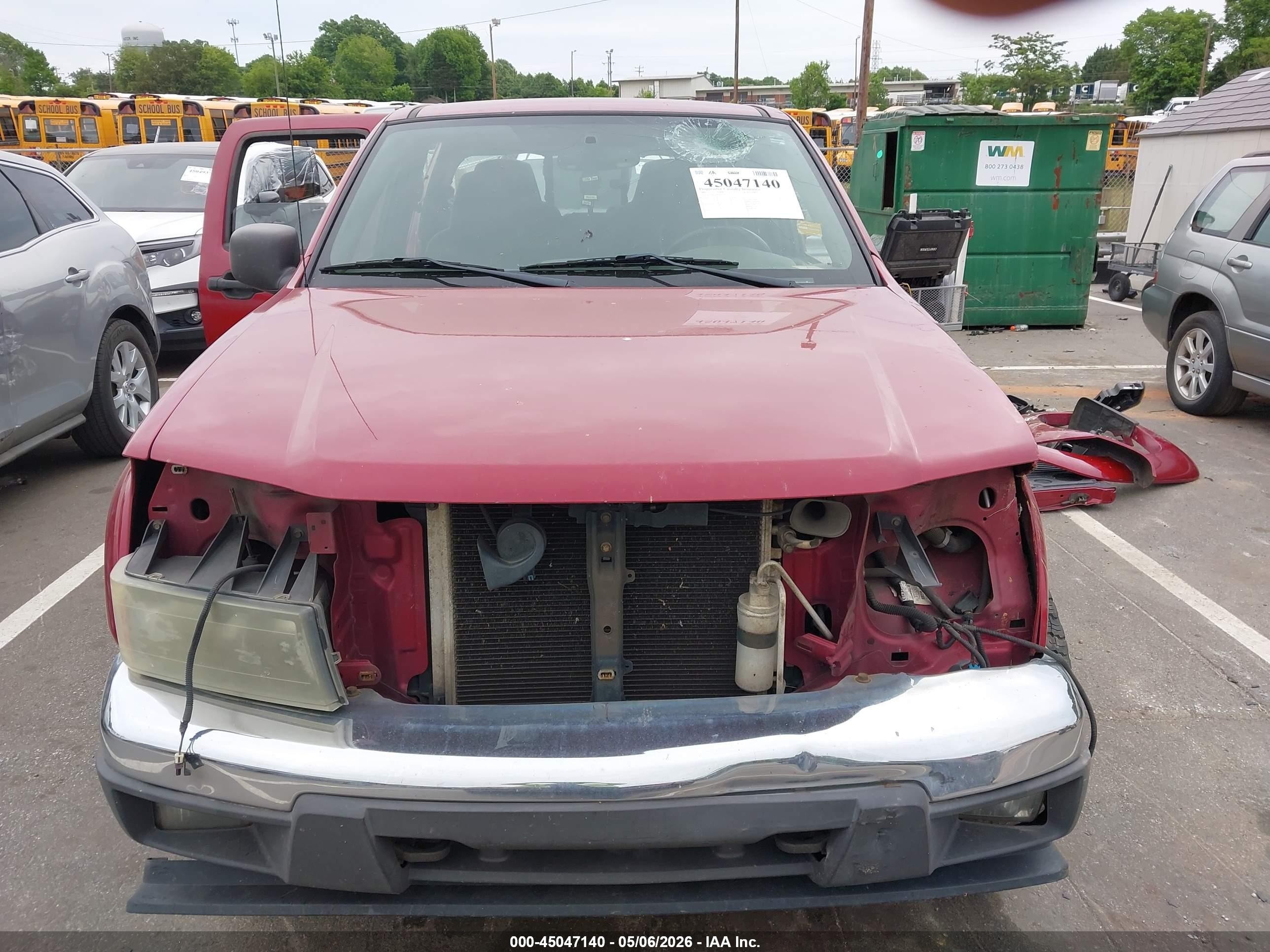 2005 Gmc Canyon Sle Бордовый vin: 1GTDT136058211755