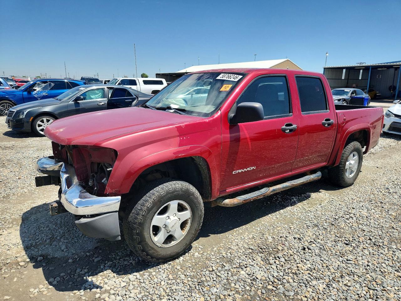 2004 Gmc Canyon Red vin: 1GTDT136148131217
