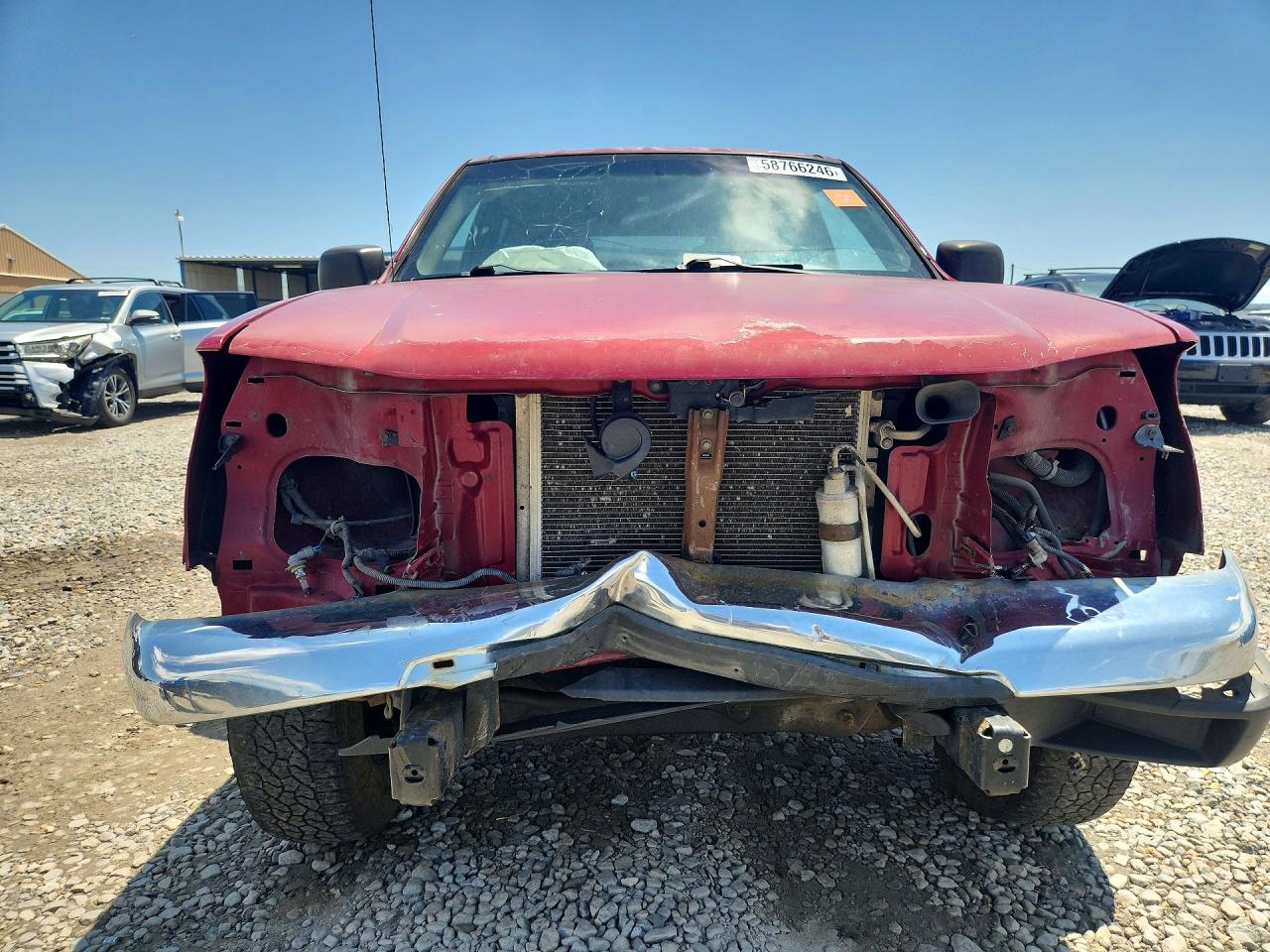 2004 Gmc Canyon Red vin: 1GTDT136148131217