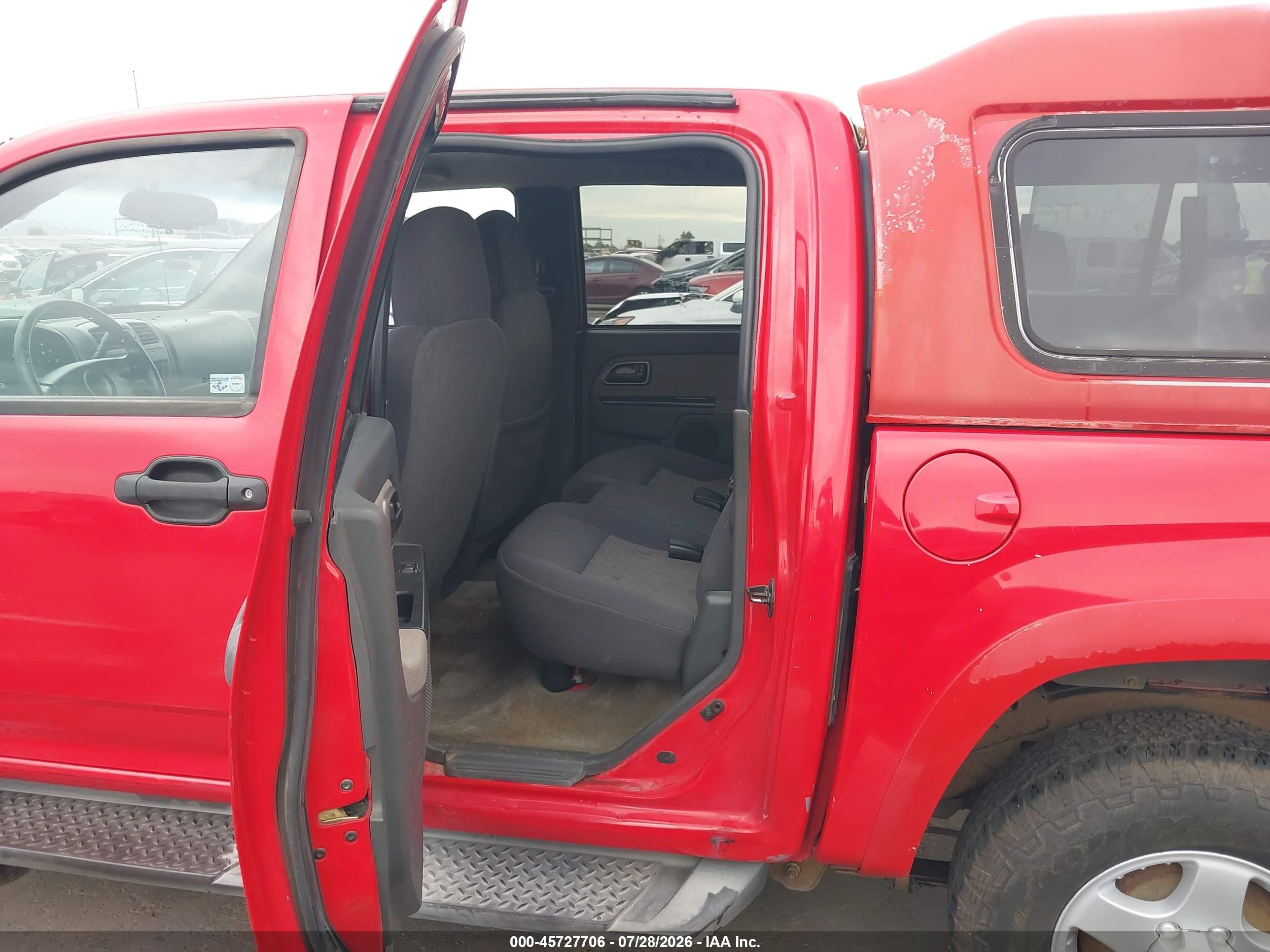 2005 Gmc Canyon Sle Red vin: 1GTDT136158230041