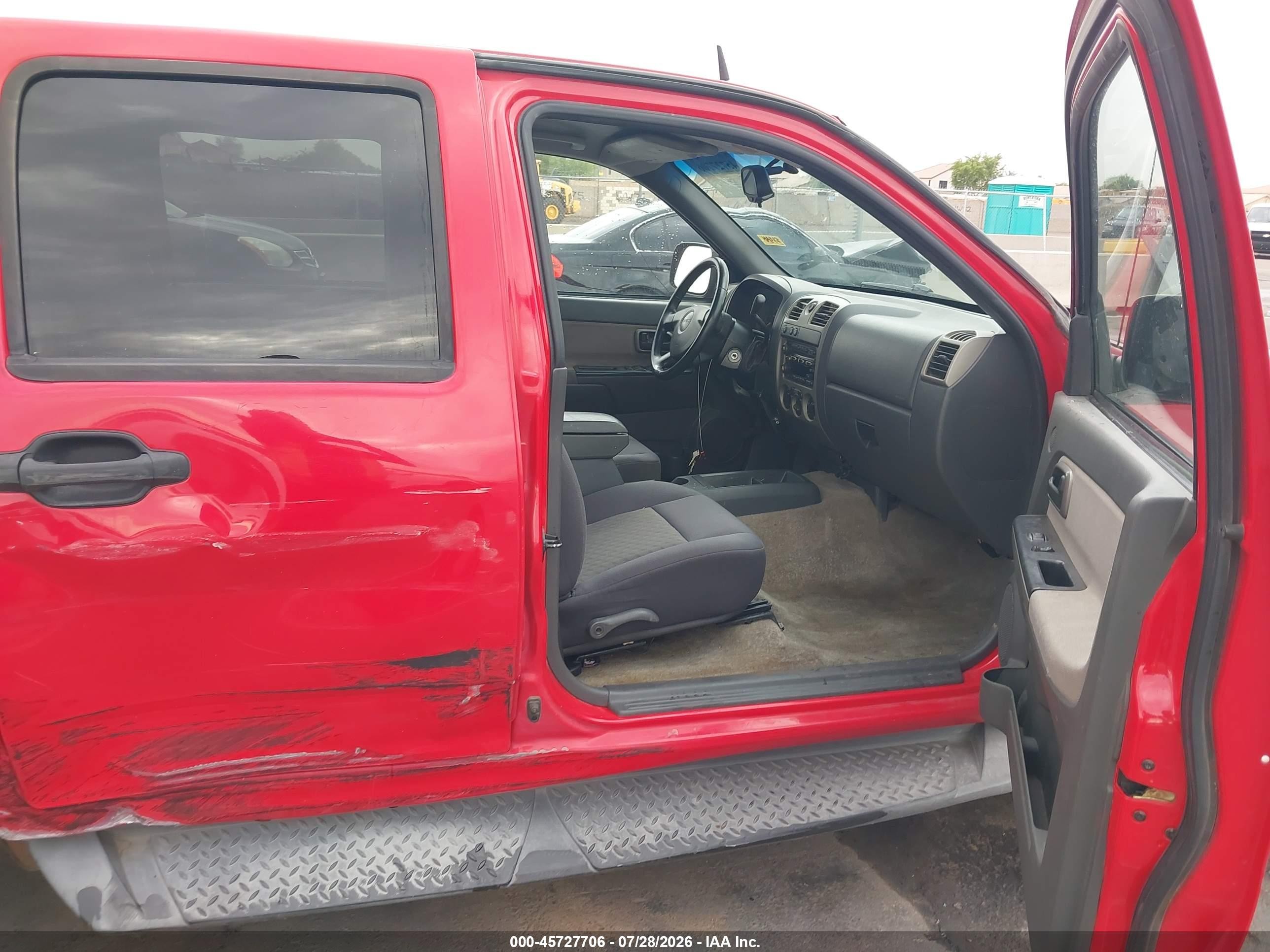 2005 Gmc Canyon Sle Red vin: 1GTDT136158230041