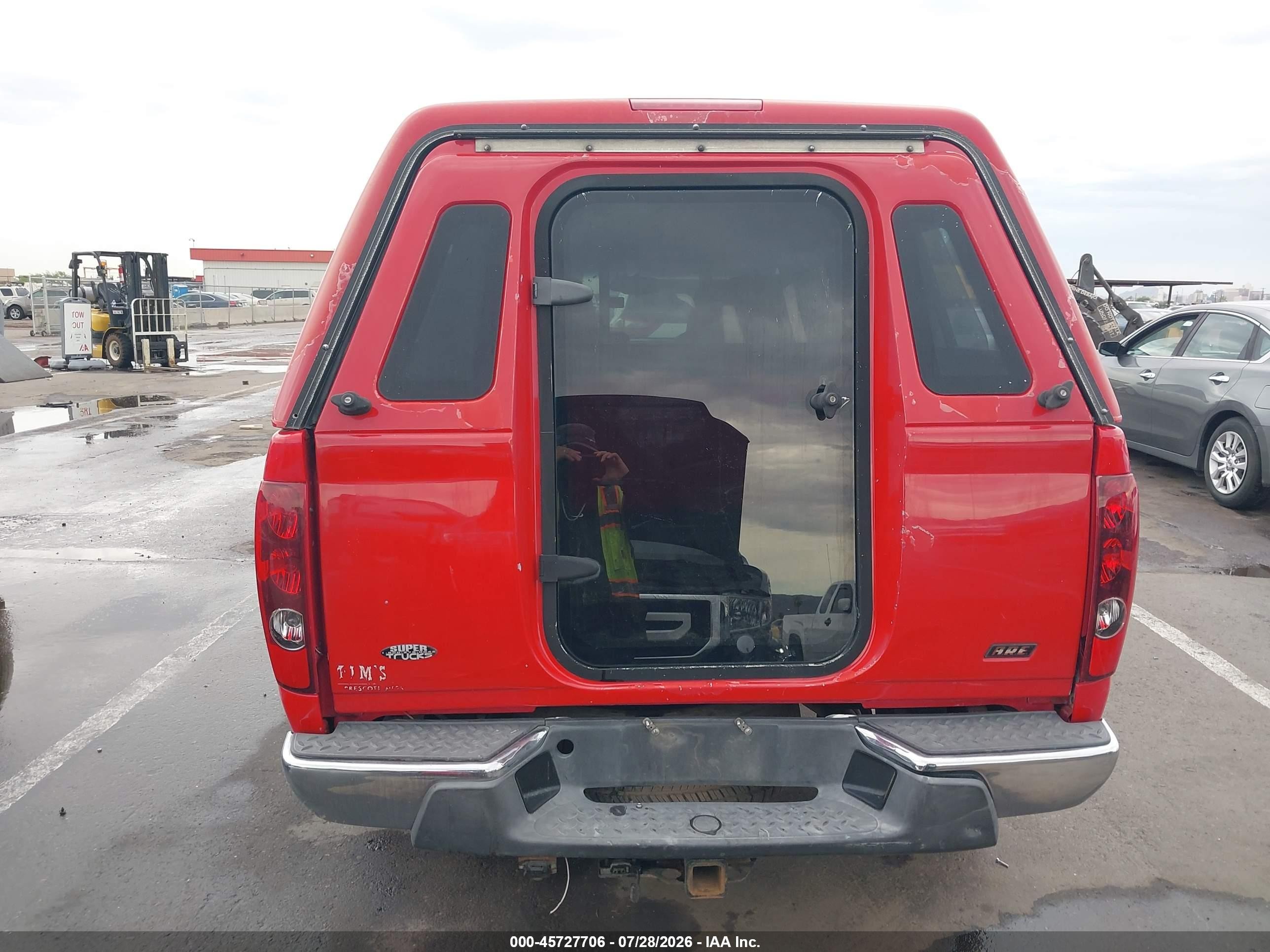 2005 Gmc Canyon Sle Red vin: 1GTDT136158230041