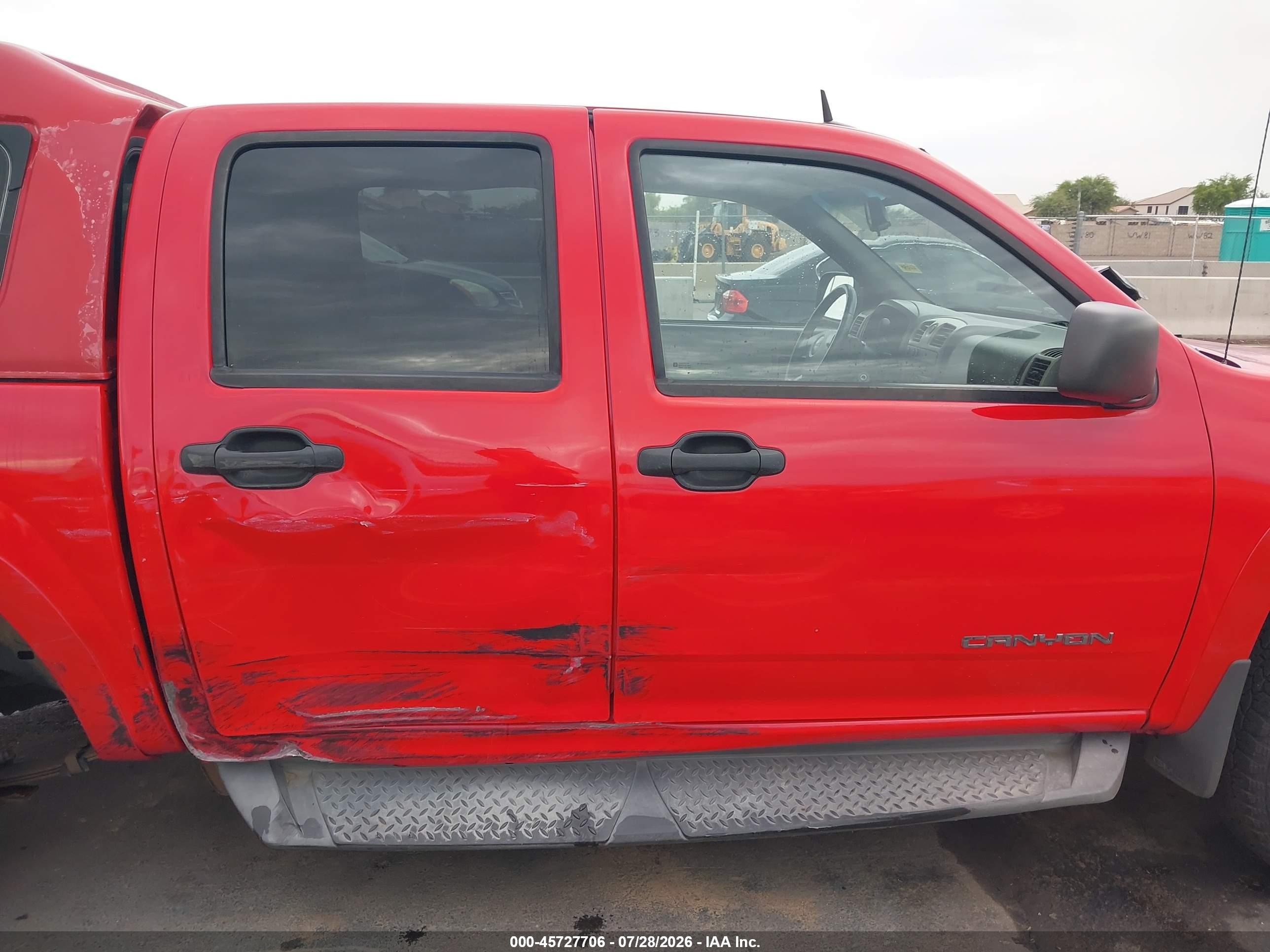 2005 Gmc Canyon Sle Red vin: 1GTDT136158230041