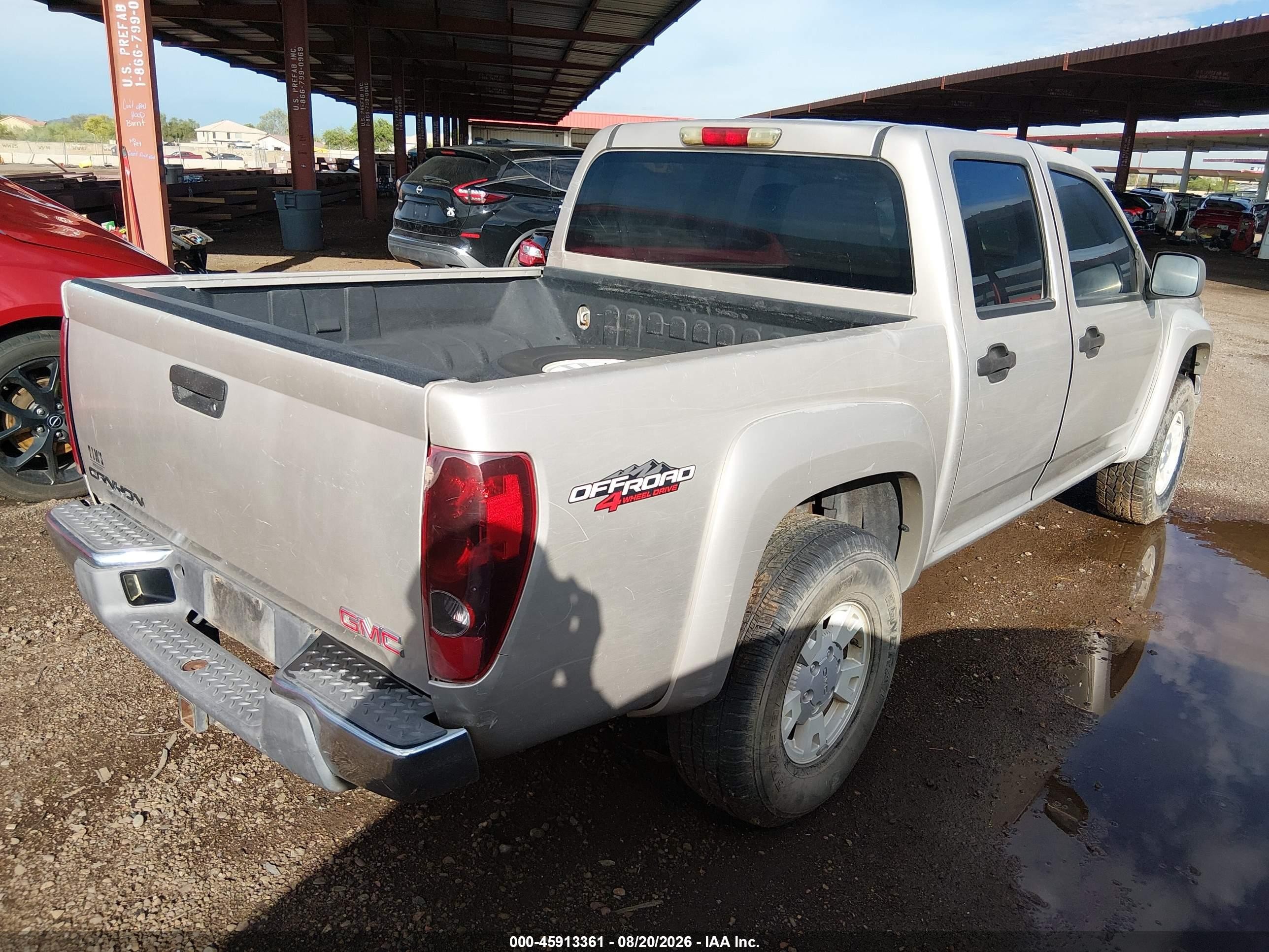 2006 Gmc Canyon Sle1 Silver vin: 1GTDT136168255328