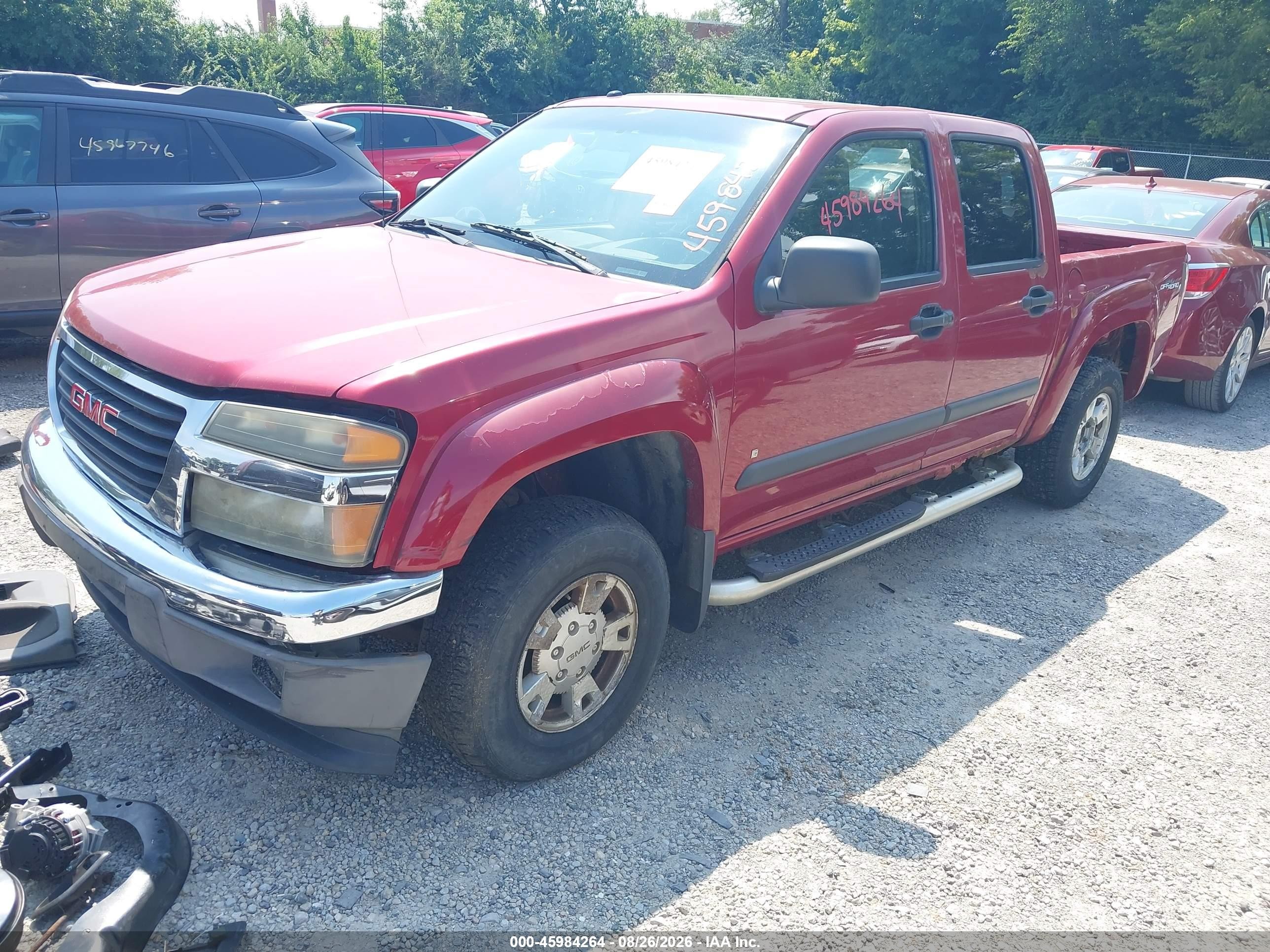 2006 Gmc Canyon Sle2 Red vin: 1GTDT136468176932
