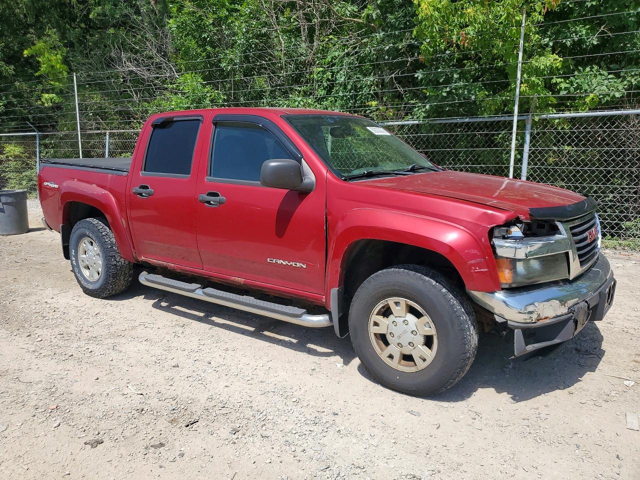 2005 Gmc Canyon Red vin: 1GTDT136558122666