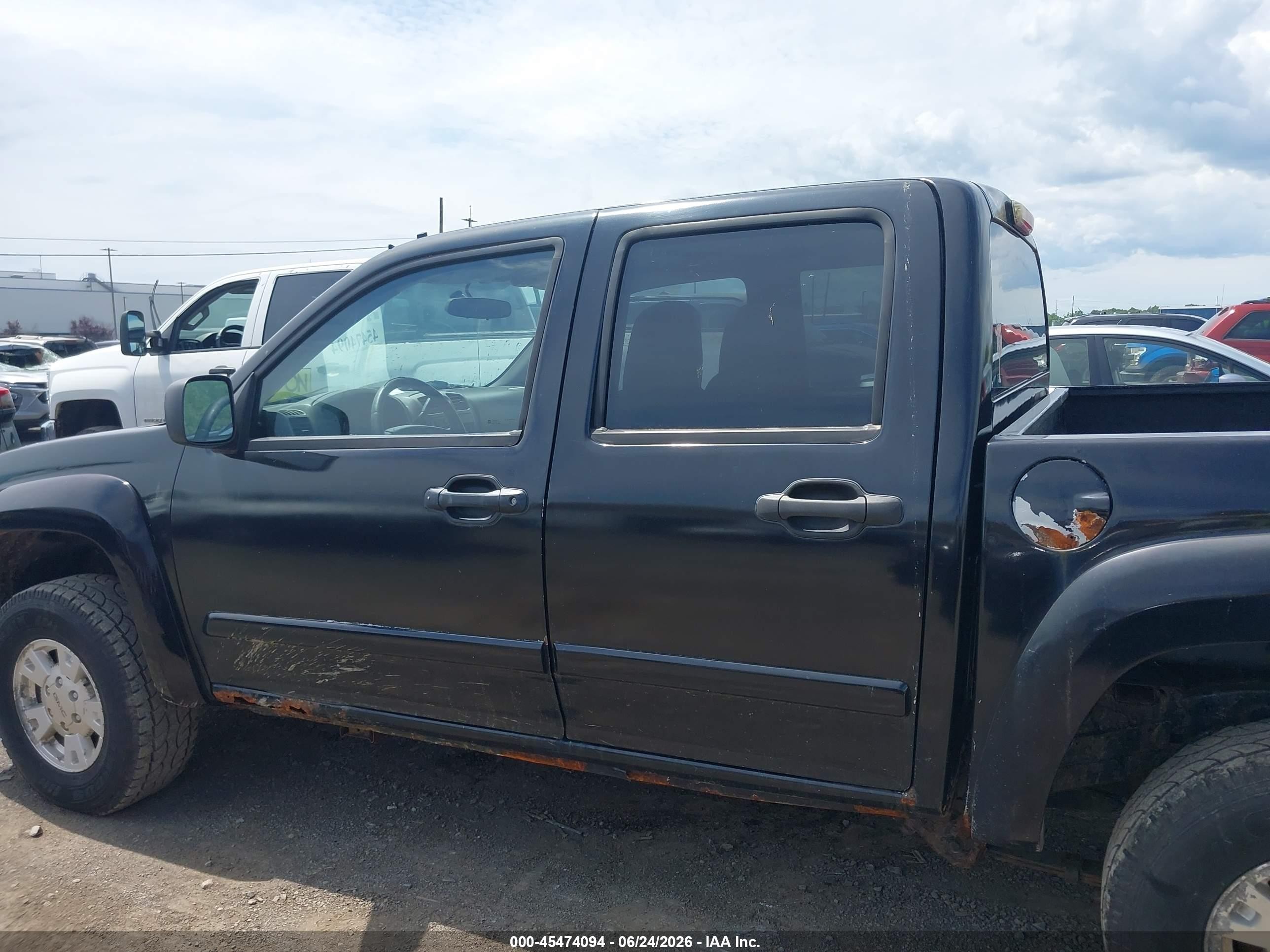 2006 Gmc Canyon Sle2 Black vin: 1GTDT136668287451