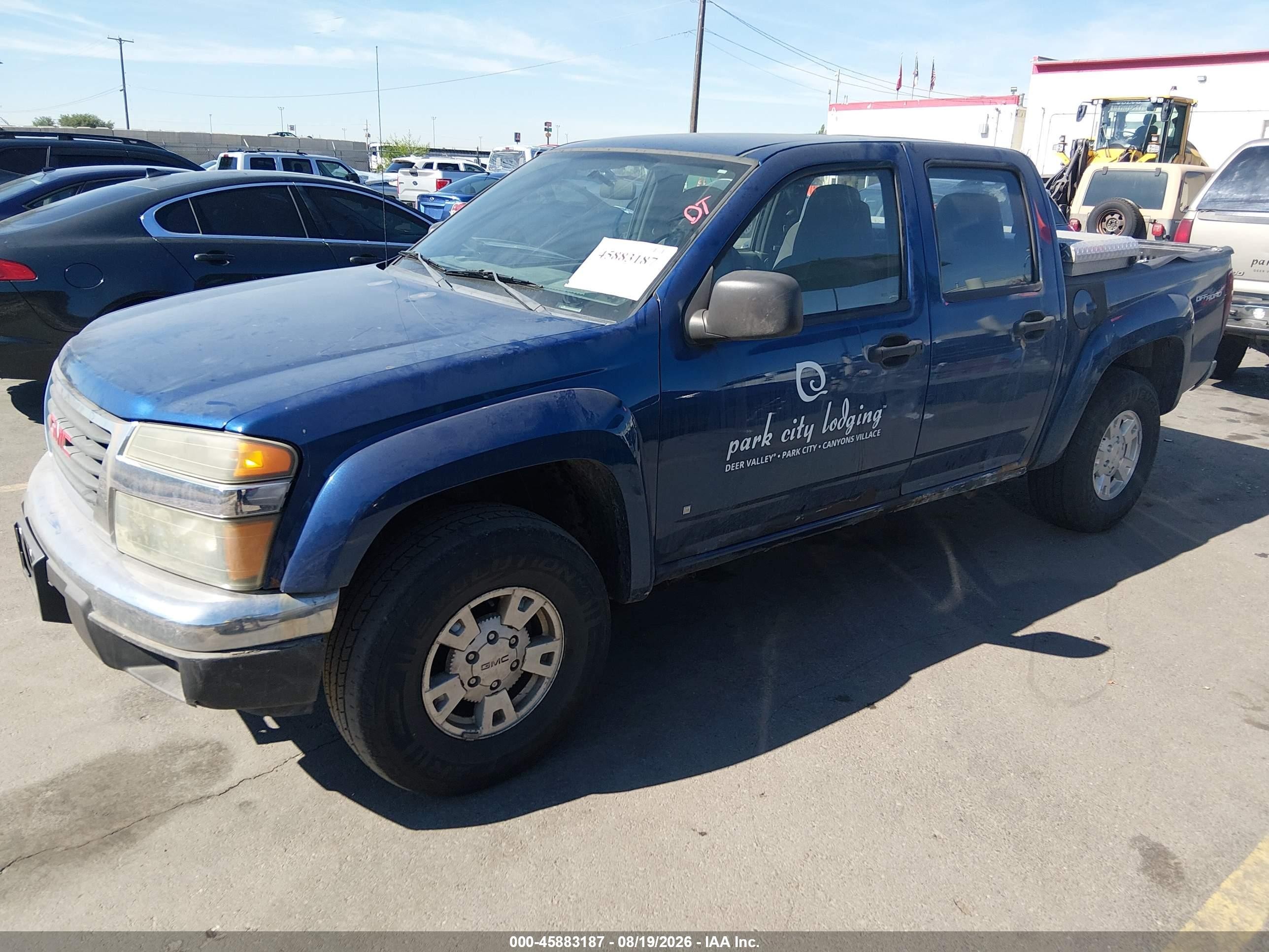 2006 Gmc Canyon Sle1 Blue vin: 1GTDT136868199713