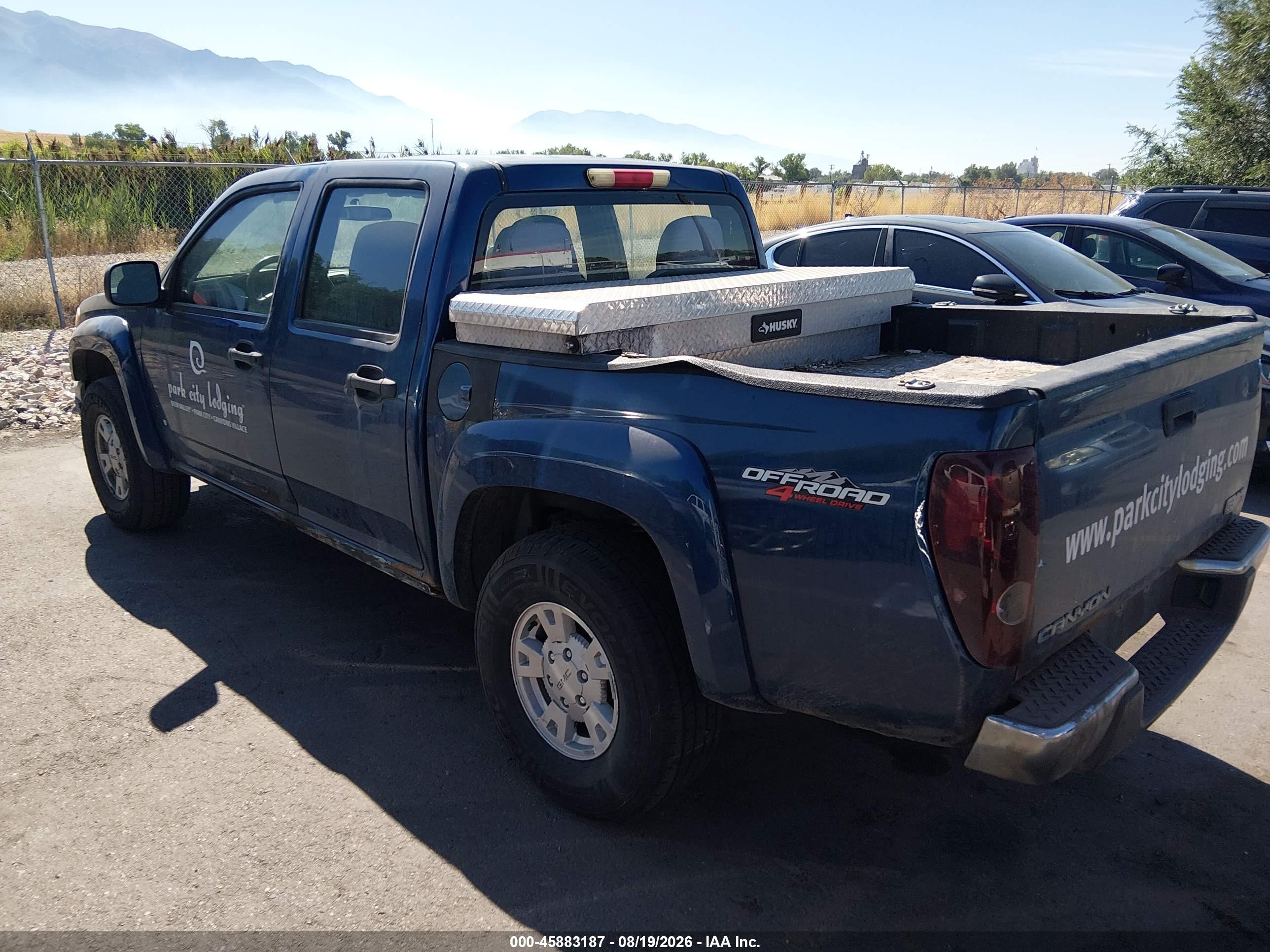 2006 Gmc Canyon Sle1 Blue vin: 1GTDT136868199713