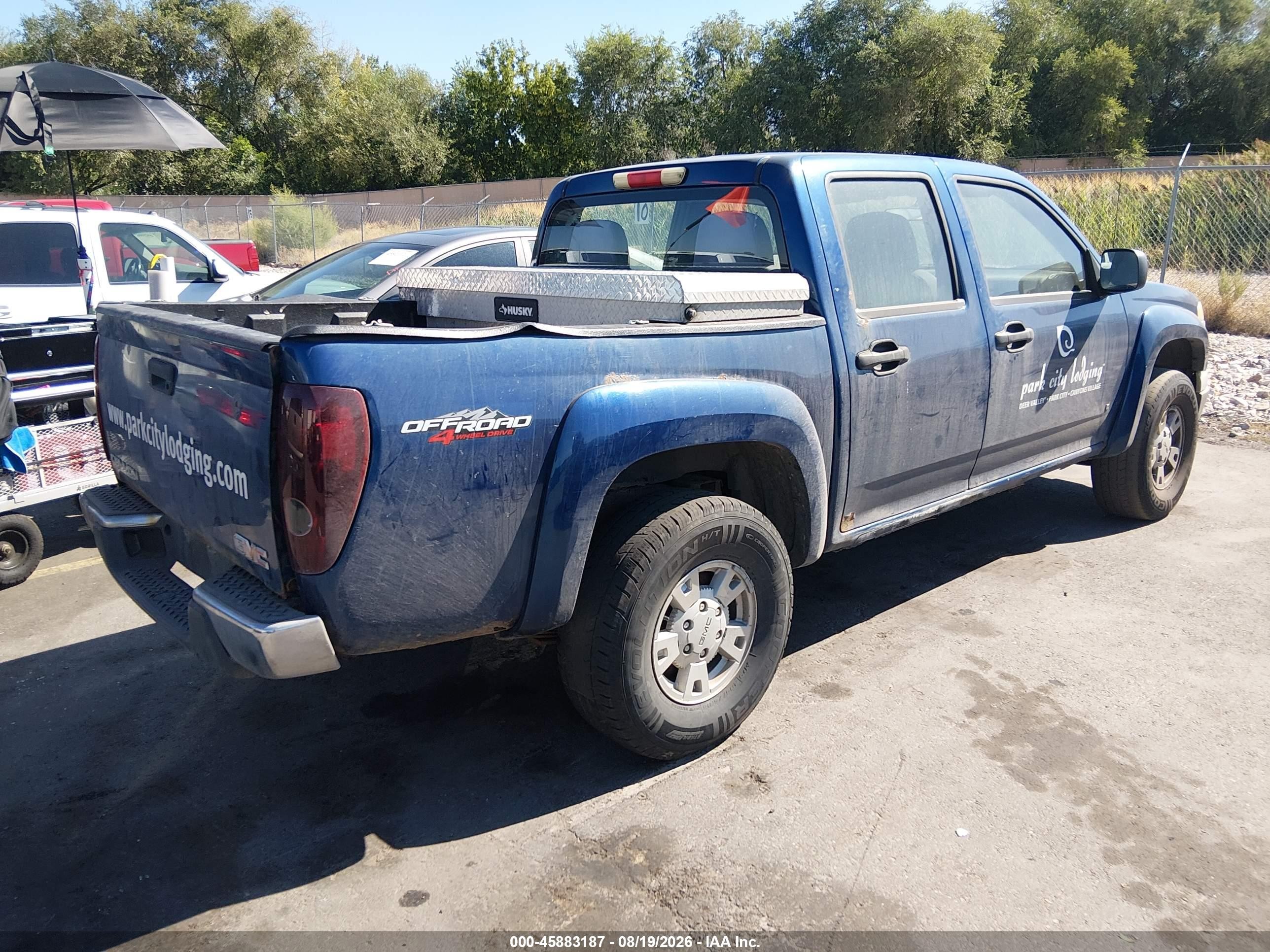 2006 Gmc Canyon Sle1 Blue vin: 1GTDT136868199713