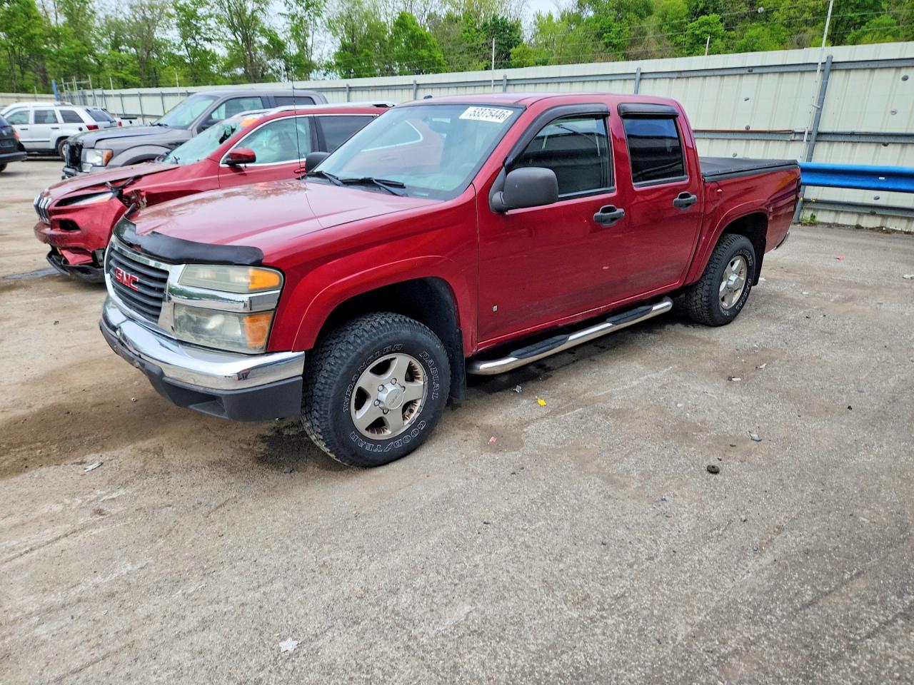 2006 Gmc Canyon Burgundy vin: 1GTDT136868220415