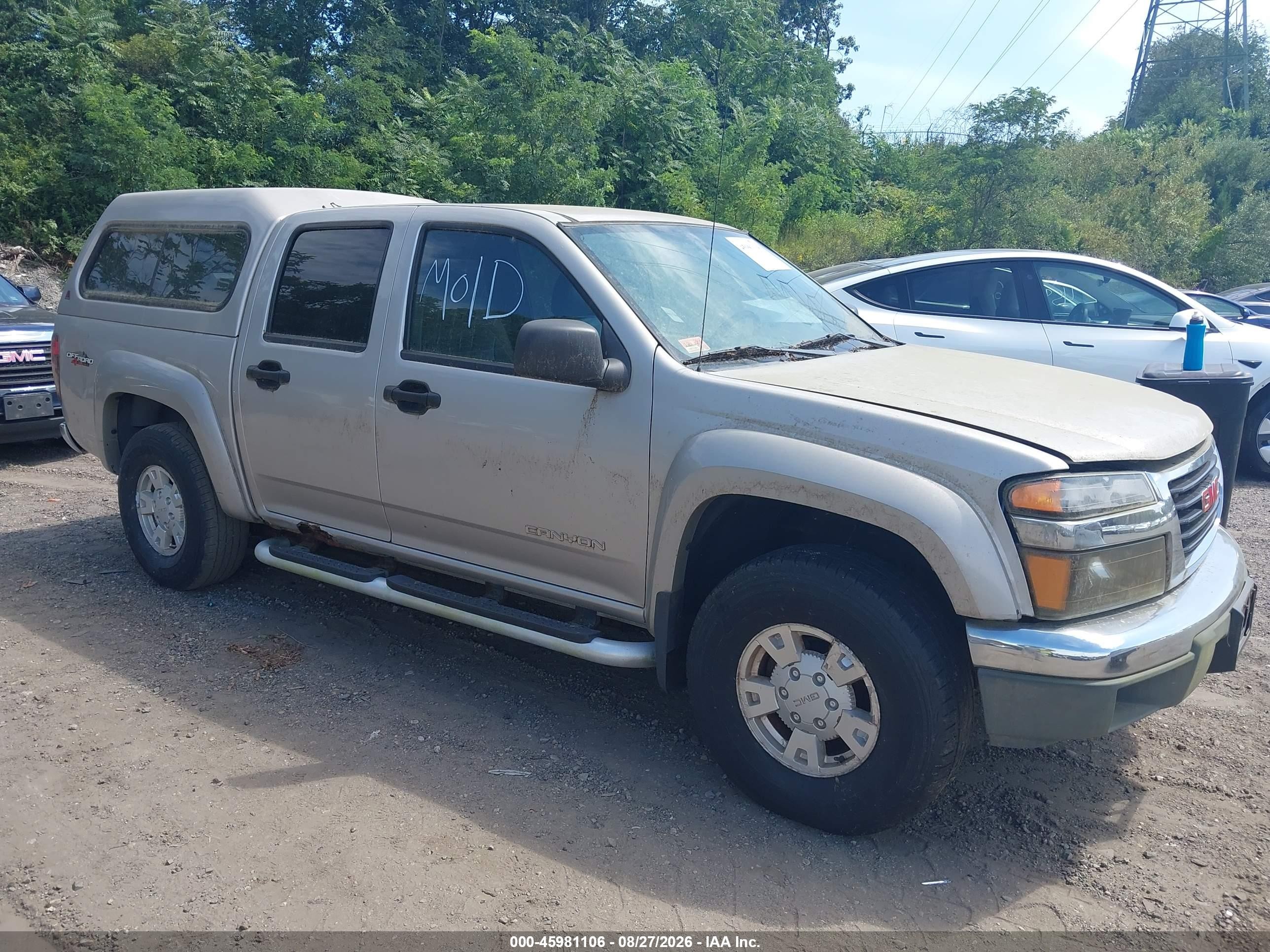 2005 Gmc Canyon Sle Золотой vin: 1GTDT136958166802