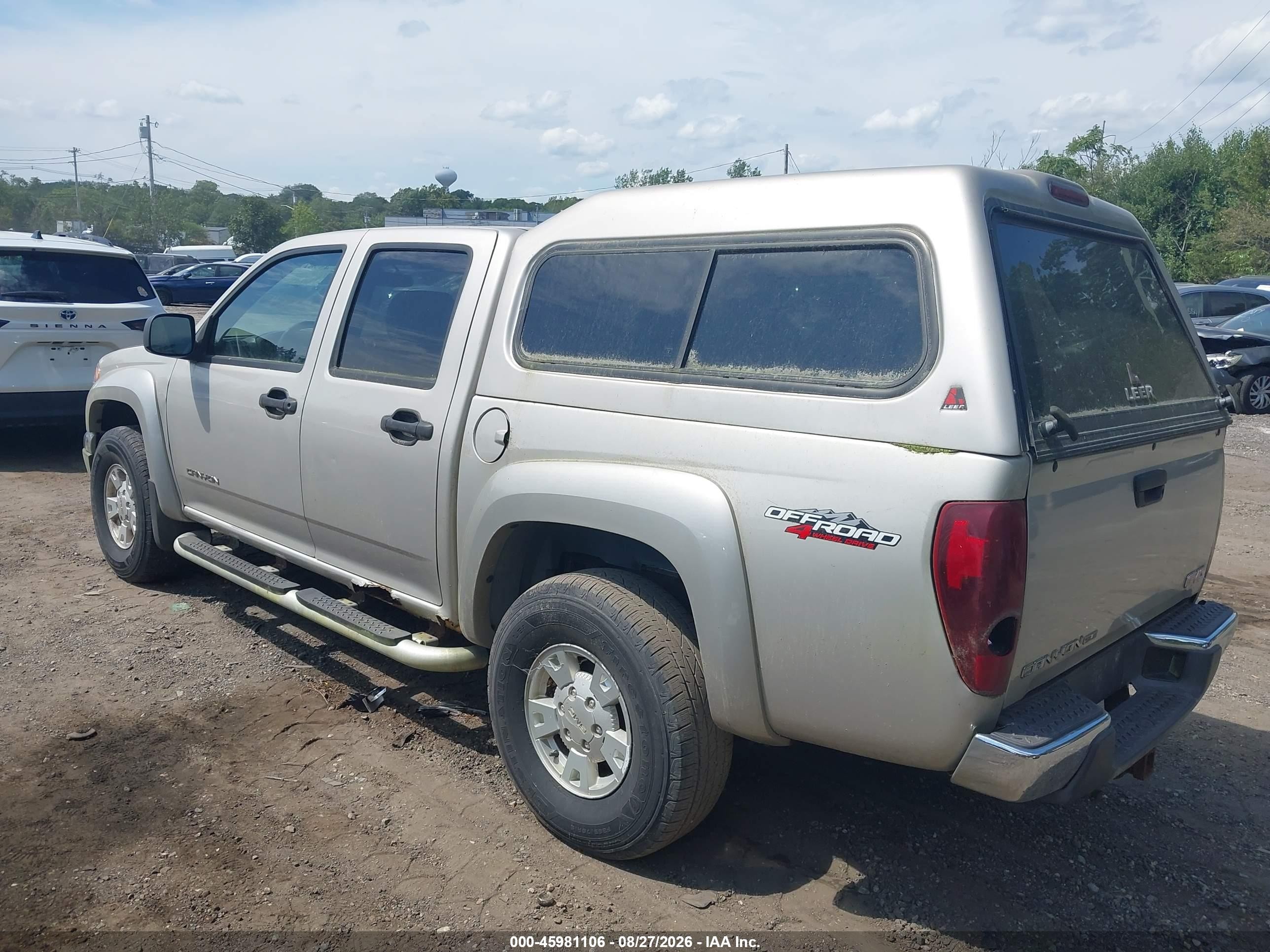 2005 Gmc Canyon Sle Золотой vin: 1GTDT136958166802
