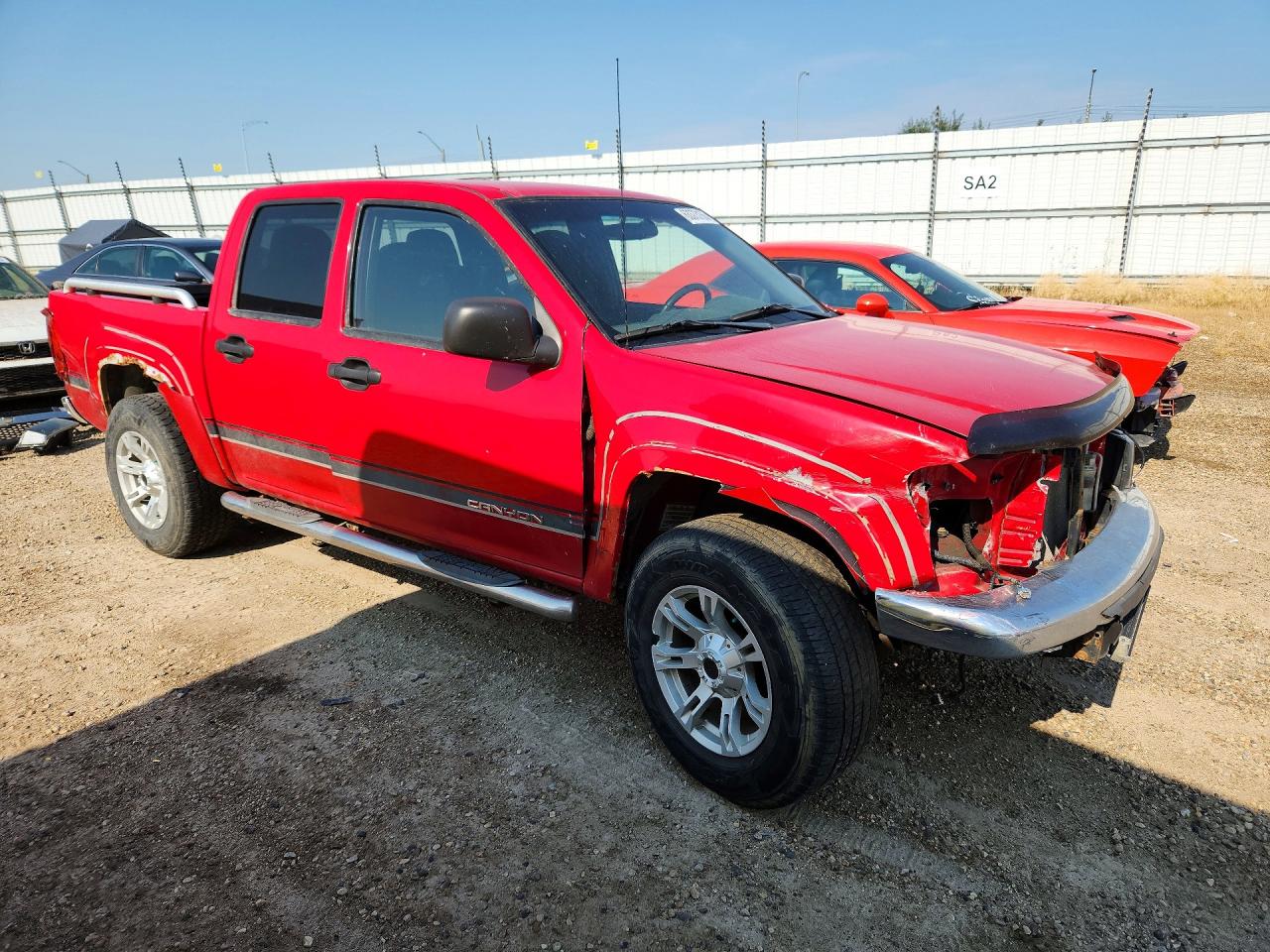 2005 Gmc Canyon Красный vin: 1GTDT136X58203243