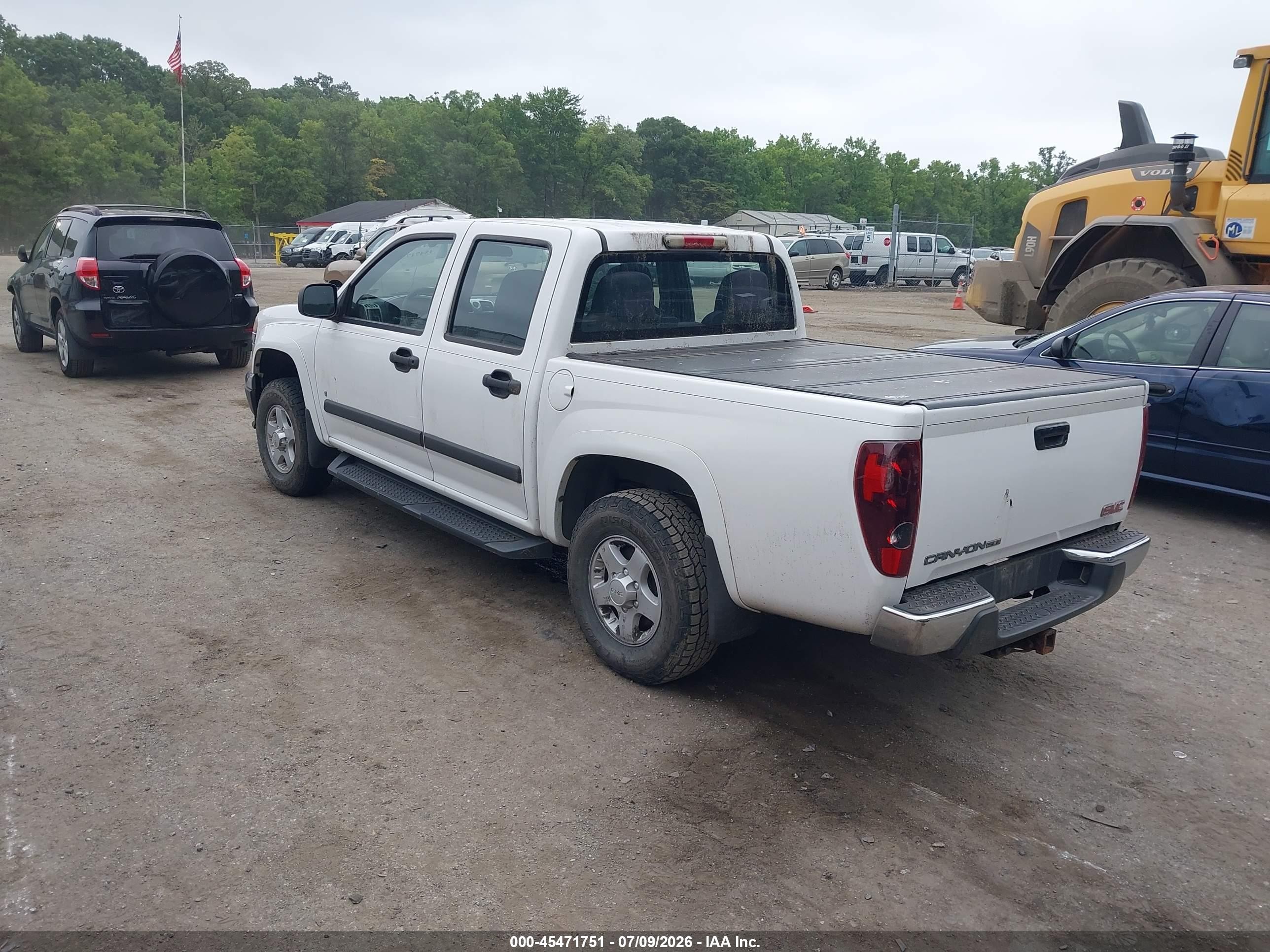 2007 Gmc Canyon Sle1 White vin: 1GTDT13E178185340