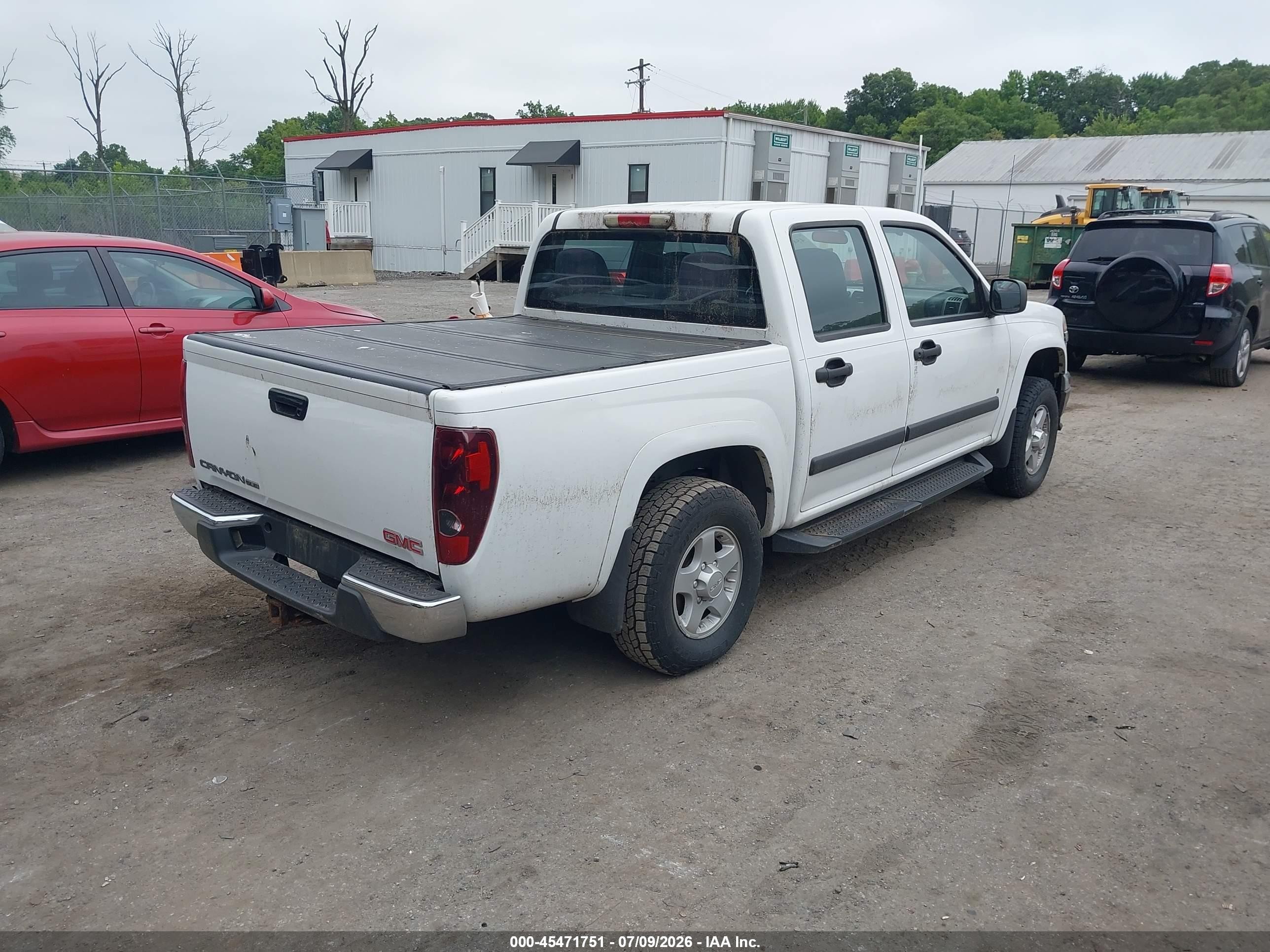 2007 Gmc Canyon Sle1 White vin: 1GTDT13E178185340