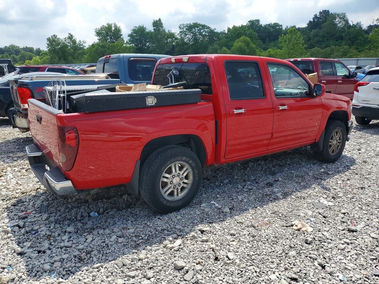 2009 Gmc Canyon Красный vin: 1GTDT13E298142466