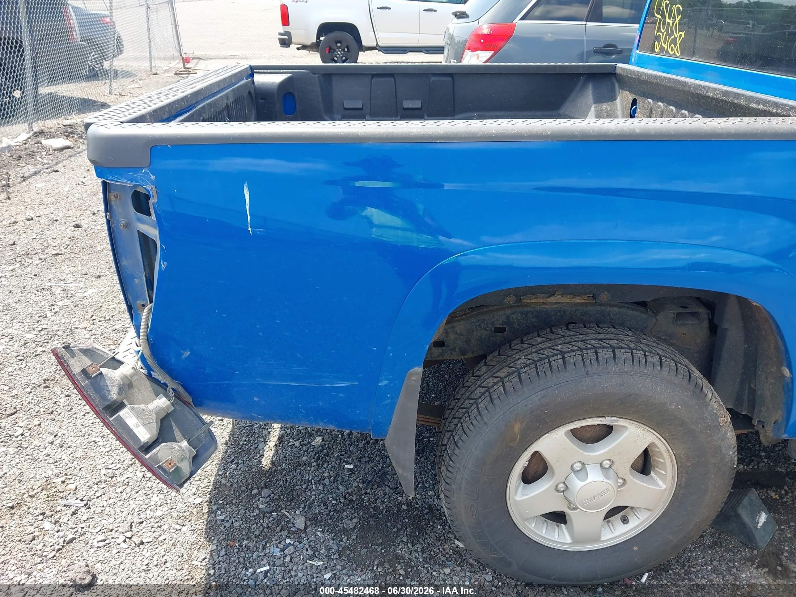 2007 Gmc Canyon Sle1 Blue vin: 1GTDT13EX78163353