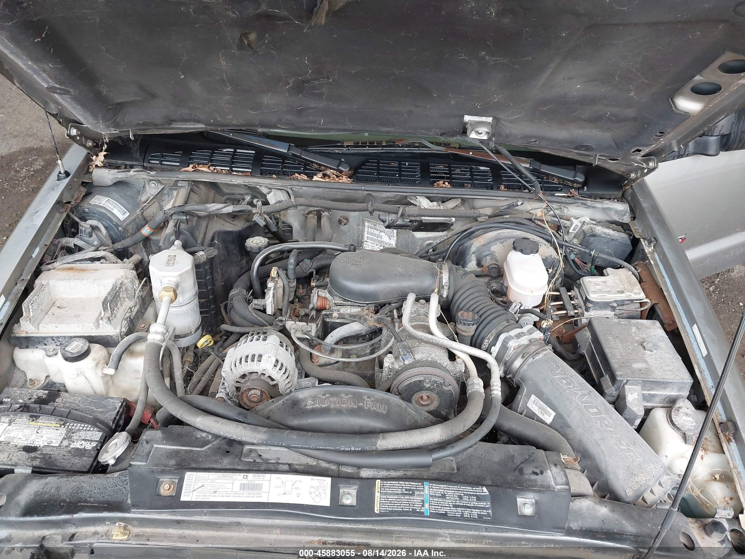 2002 Gmc Sonoma Sls Бежевый vin: 1GTDT13W22K226904