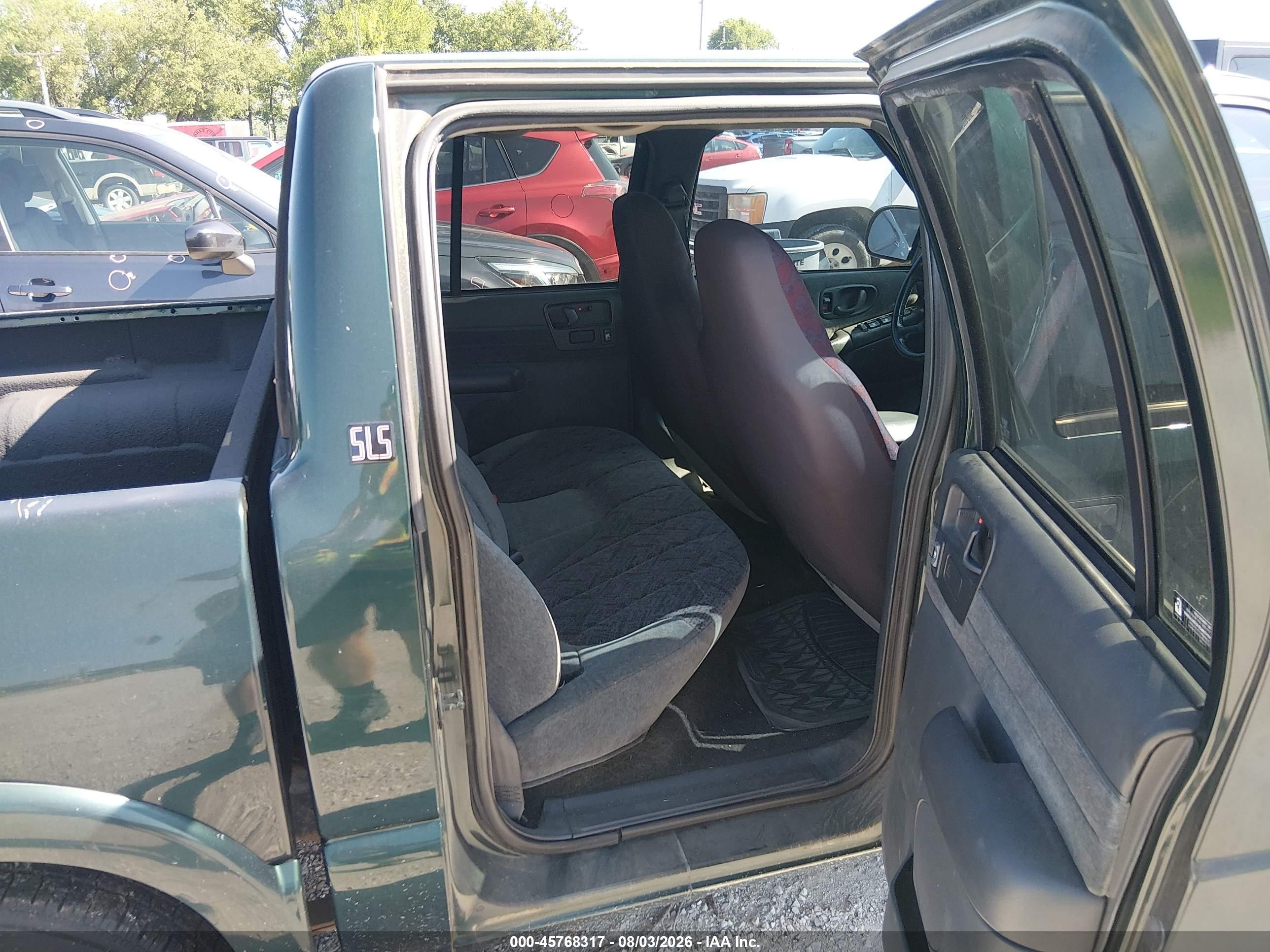 2002 Gmc Sonoma Sls Green vin: 1GTDT13W52K200880