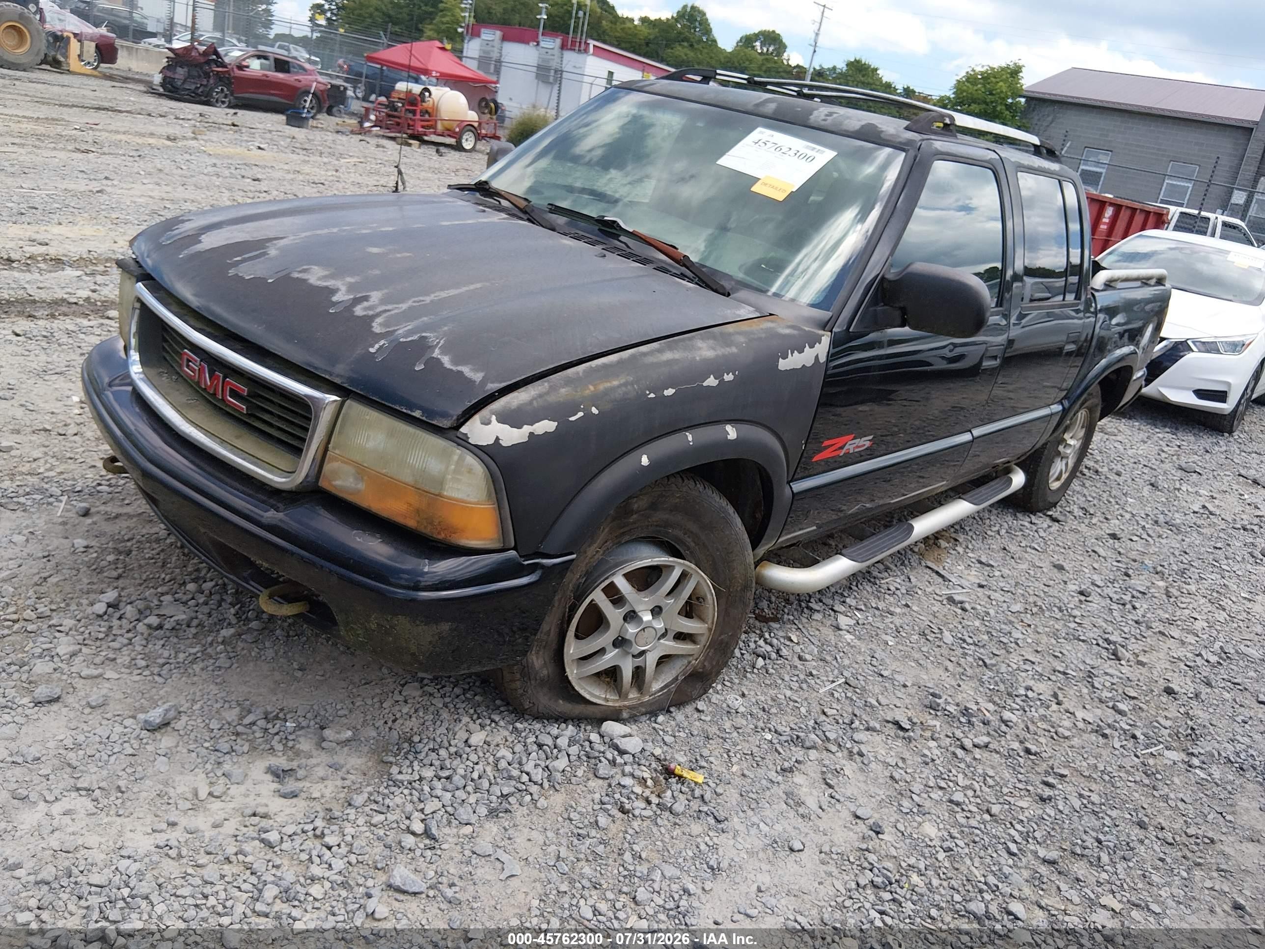 2003 Gmc Sonoma Sls Black vin: 1GTDT13X23K102660