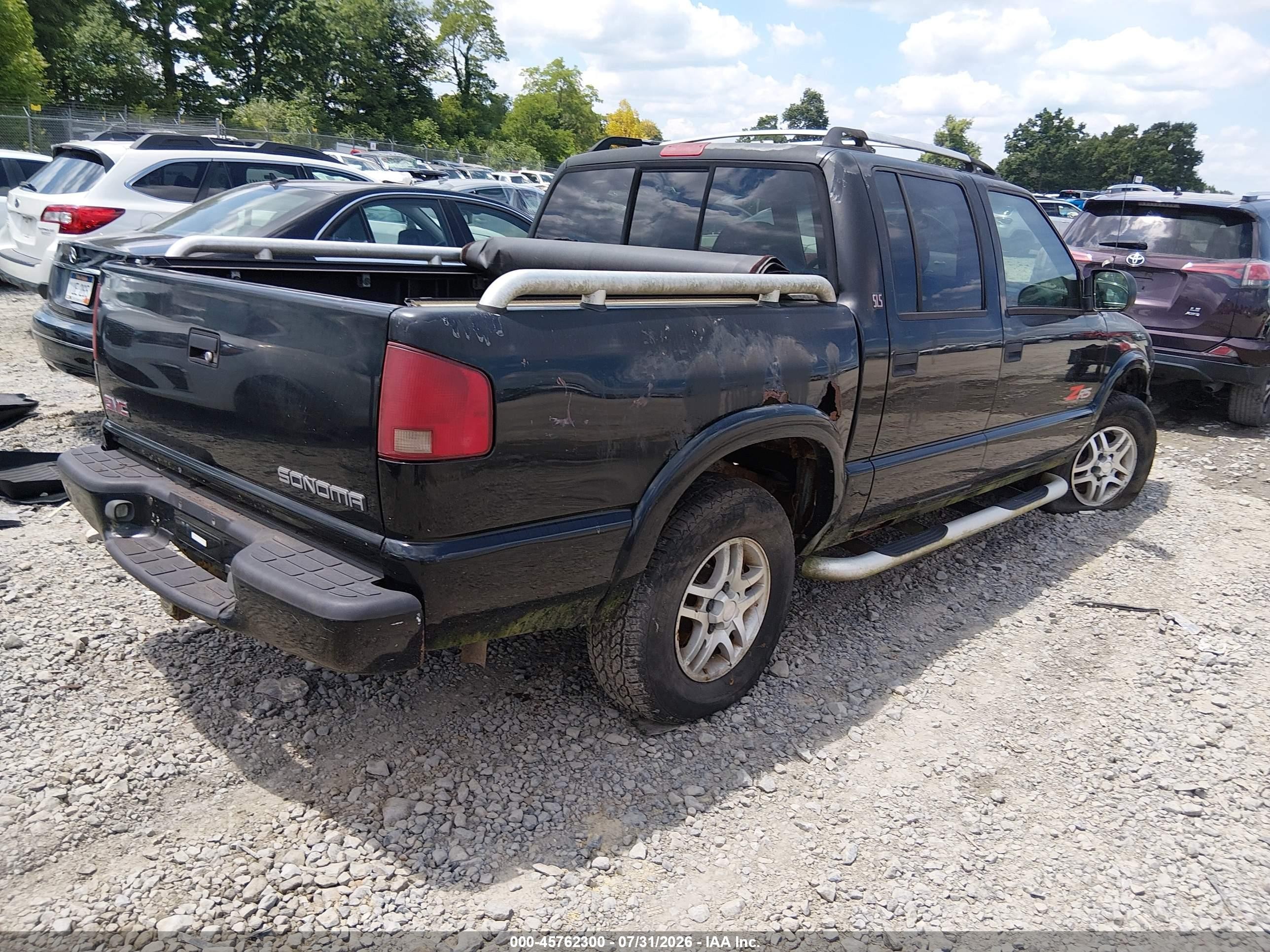 2003 Gmc Sonoma Sls Black vin: 1GTDT13X23K102660