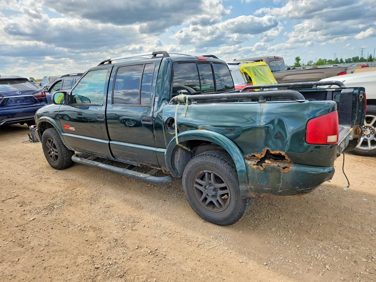 2003 Gmc Sonoma Green vin: 1GTDT13X33K139524