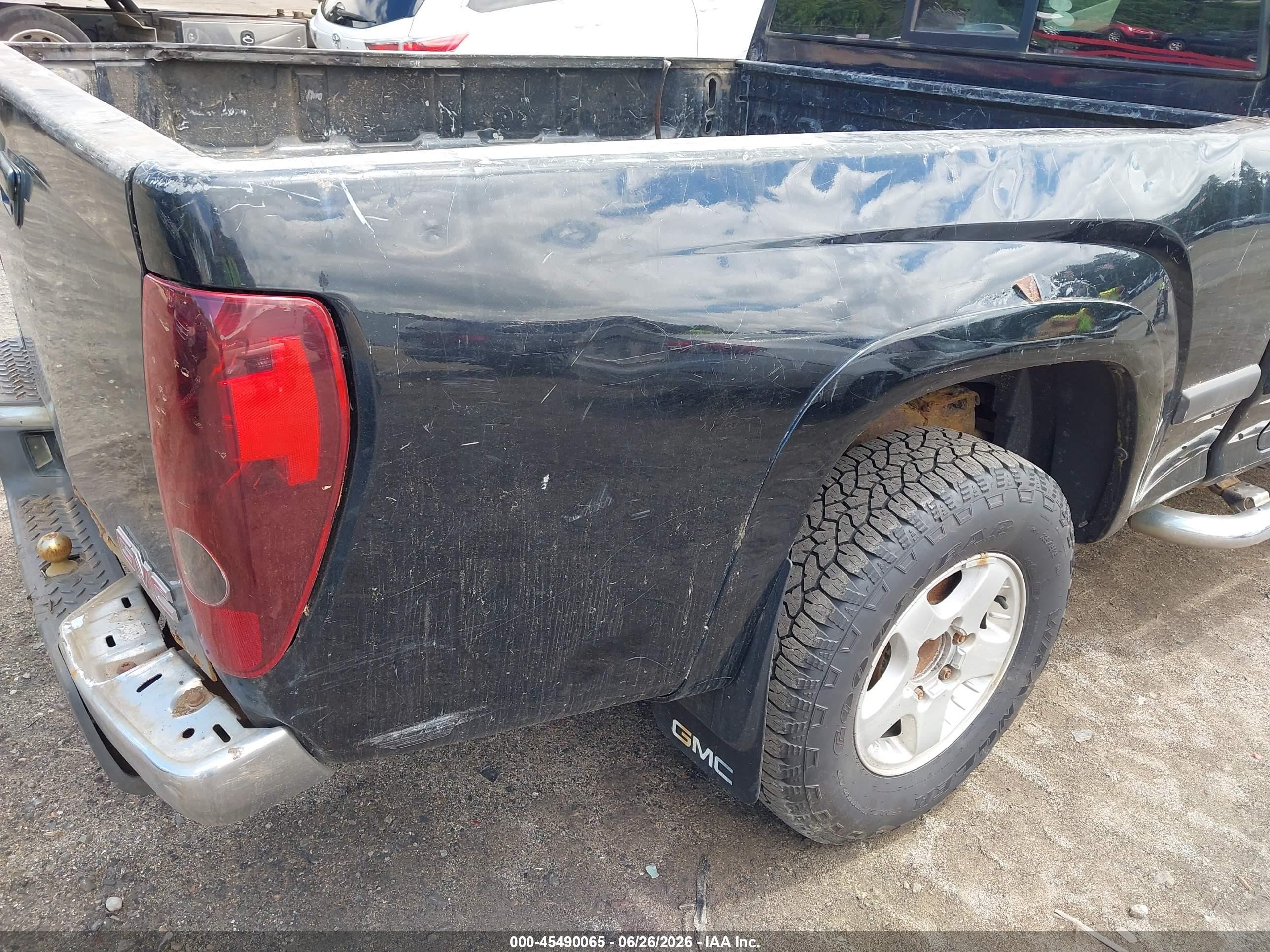 2006 Gmc Canyon Sle1 Black vin: 1GTDT146368155231