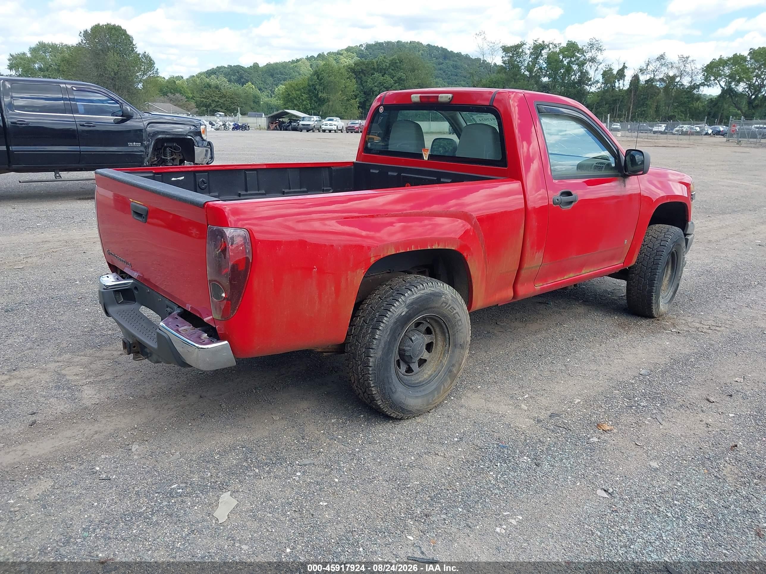 2008 Gmc Canyon Yc1 Red vin: 1GTDT14E188136493
